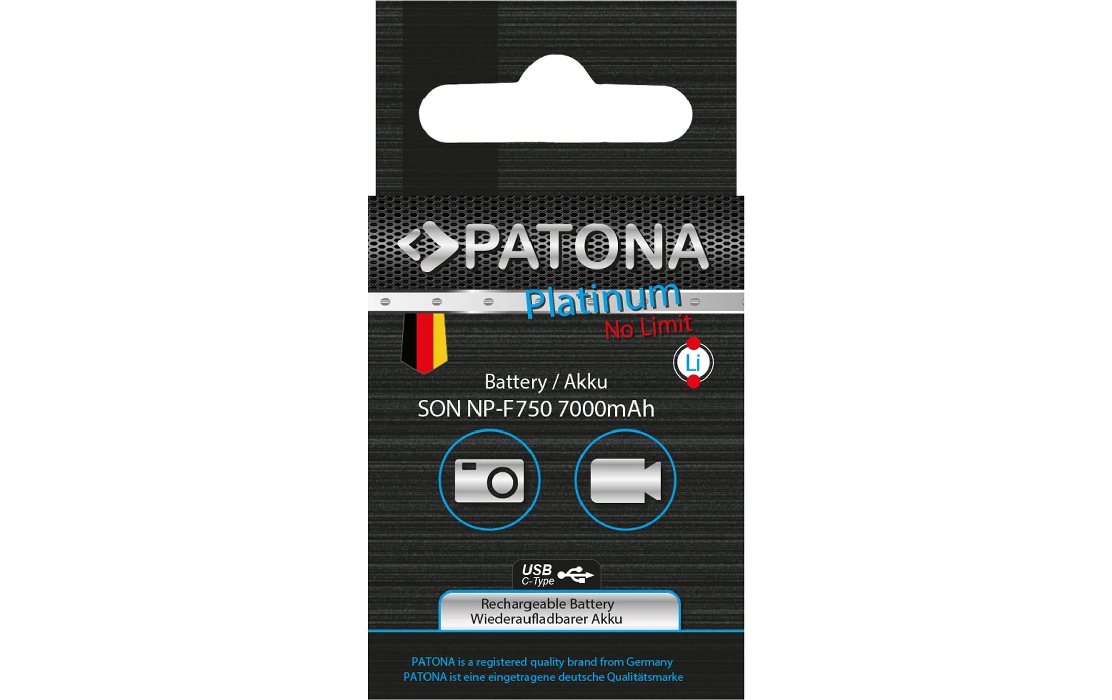 Patona Platinum Akku für Sony NP-F750