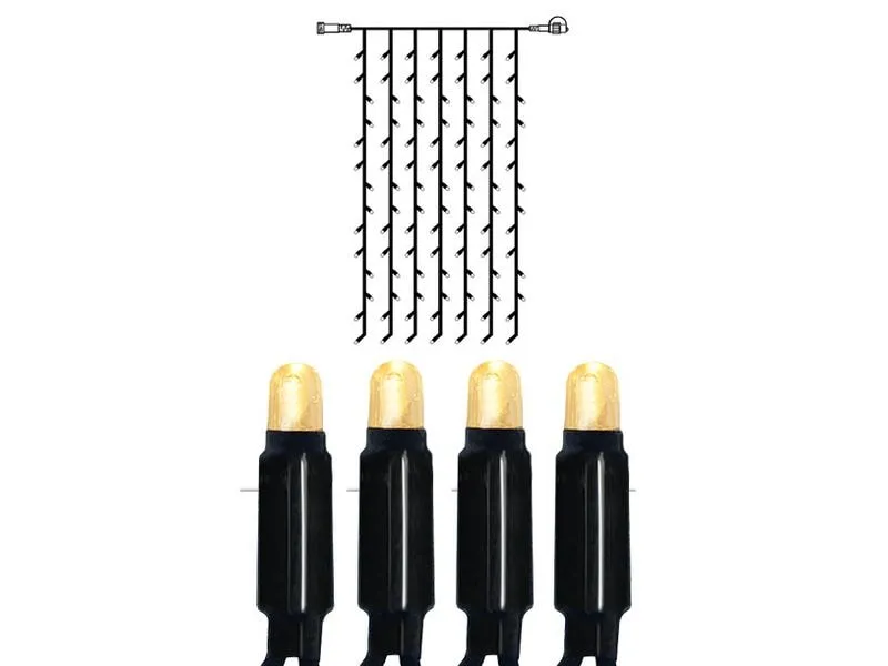 Star Trading System 24 Extra, Vorhang, 100 cm x 200 cm Schwarz, Warmweiss Star Trading System 24 Extra, Vorhang, 100 cm x 200 cm Schwarz, Warmweiss