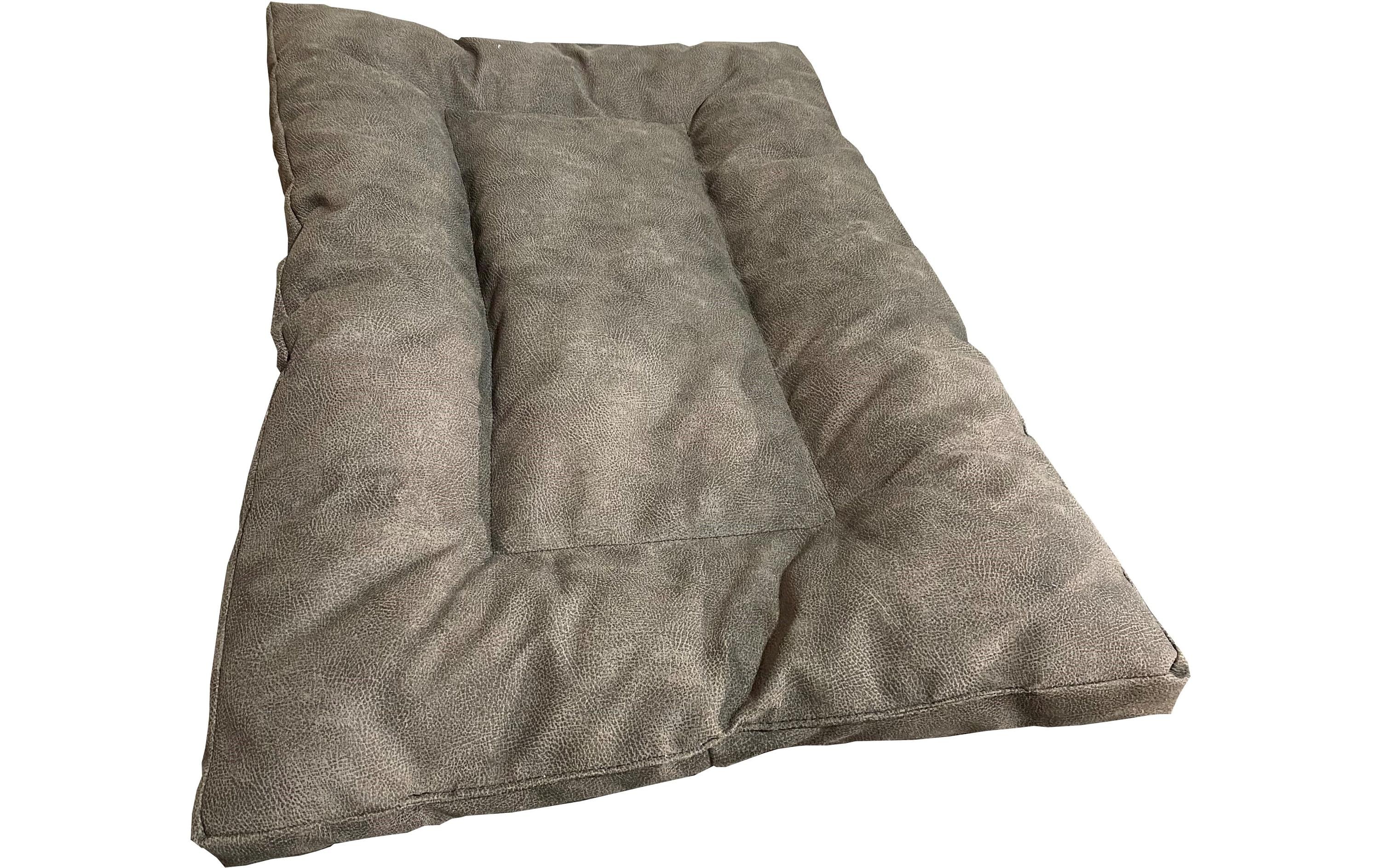 Holz Zollhaus Hunde-Sofa Vintage geflammt XXL, 115 x 55 x 42 cm