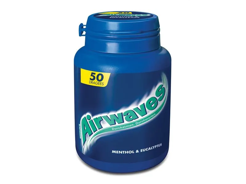 Airwaves Kaugummi Menthol & Eucalyptus 50 Stück
