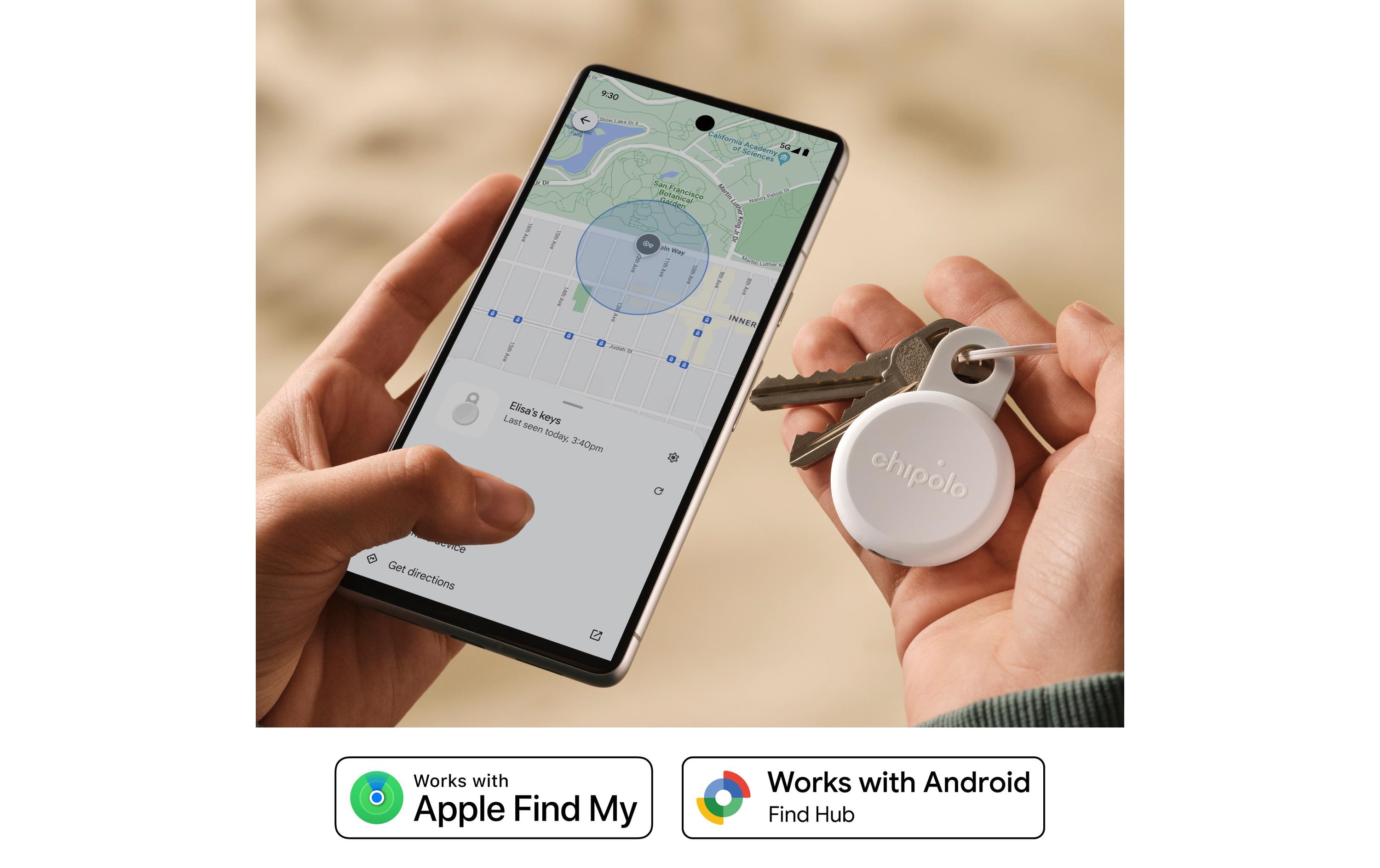 Chipolo LOOP (Apple & Google Find My Netzwerk) Weiss