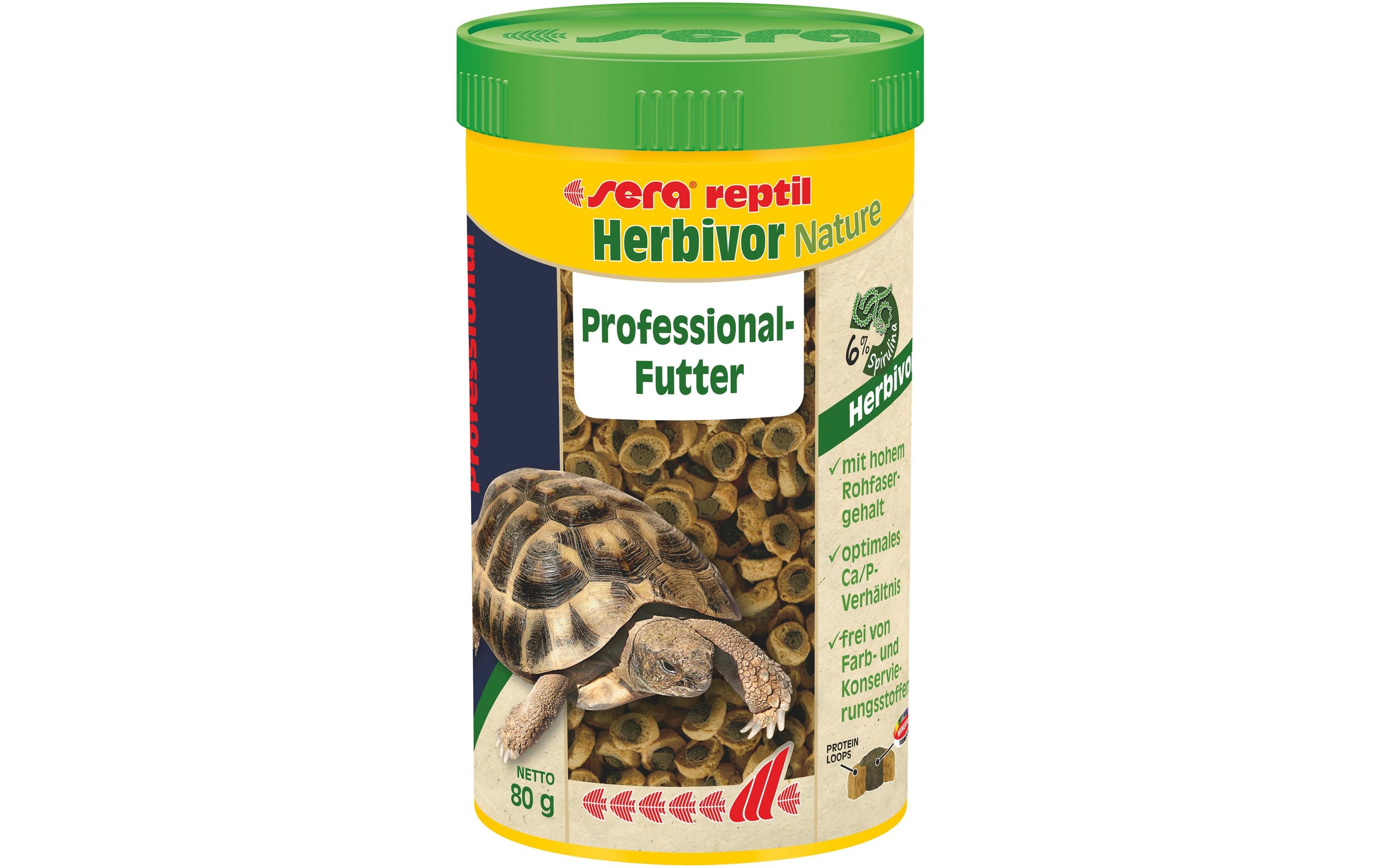 sera Ergänzungsfutter reptil Prof. Herbivor Nature, 250 ml, 80g