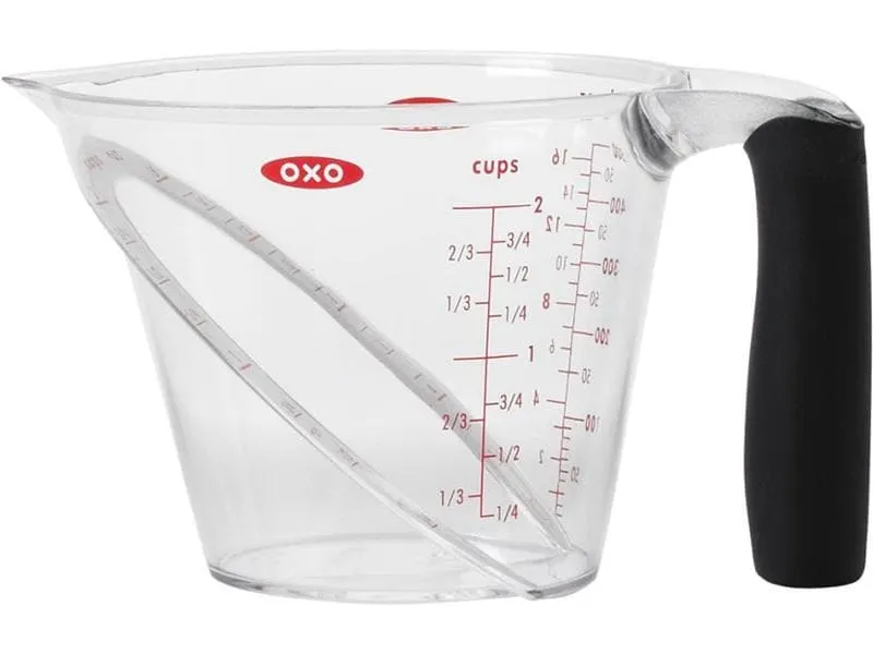 Oxo Good Grips Messbecher 2.5 dl, Schwarz/Transparent Oxo Good Grips Messbecher 2.5 dl, Schwarz/Transparent