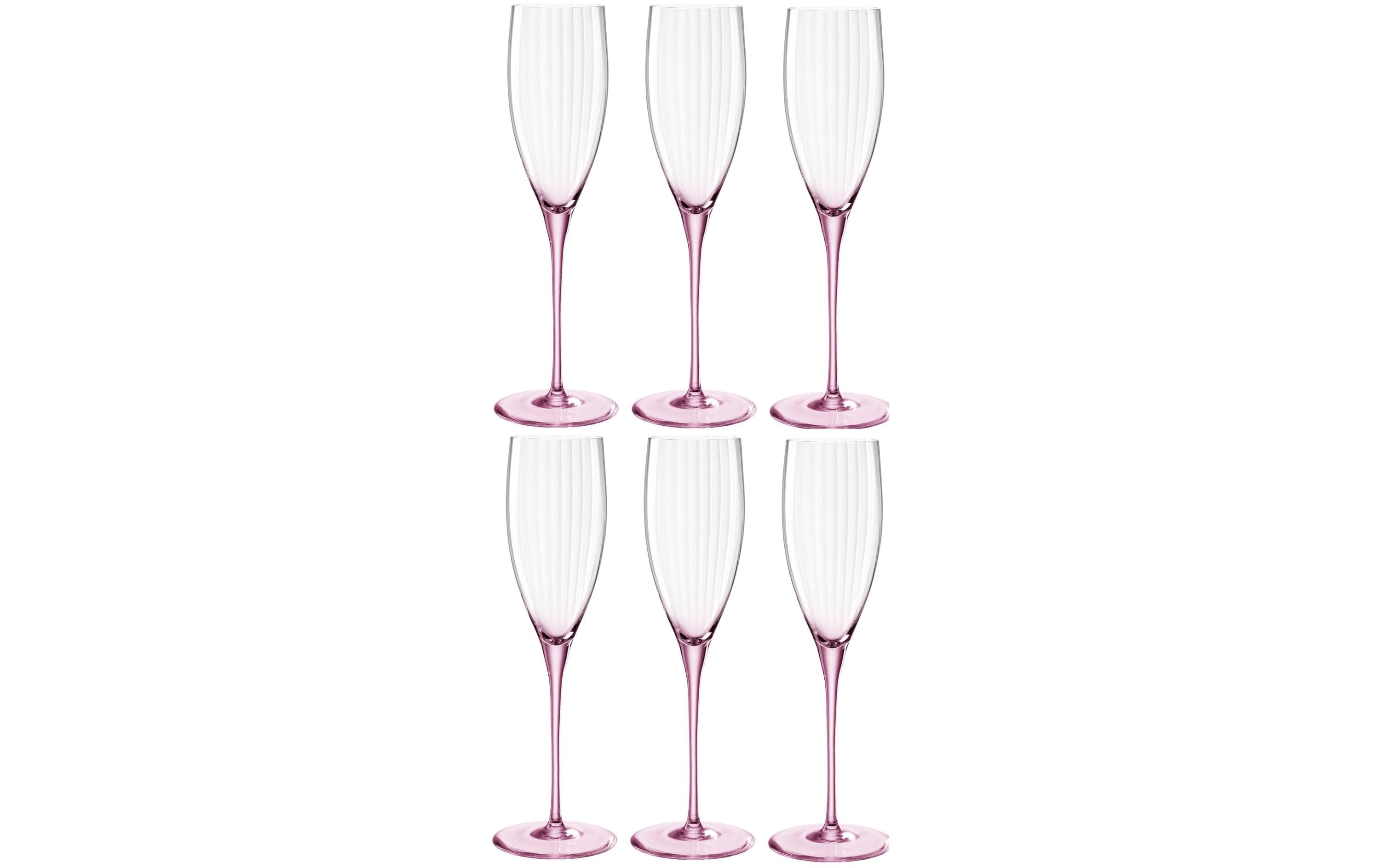Leonardo Sektglas Poesia 250 ml, 6 Stück, Rosa