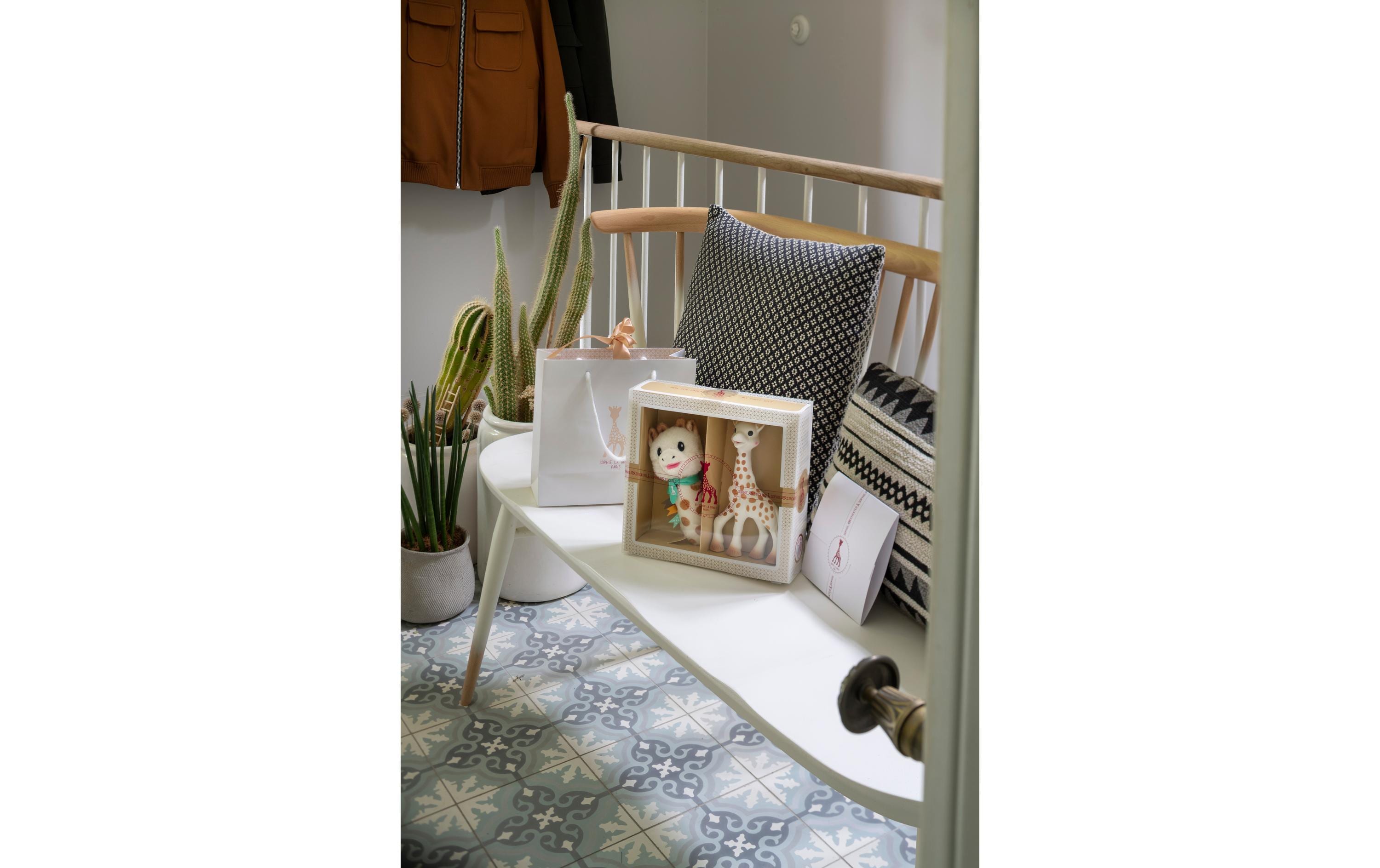 Sophie la girafe Geschenkset Spielfigur und Rassel