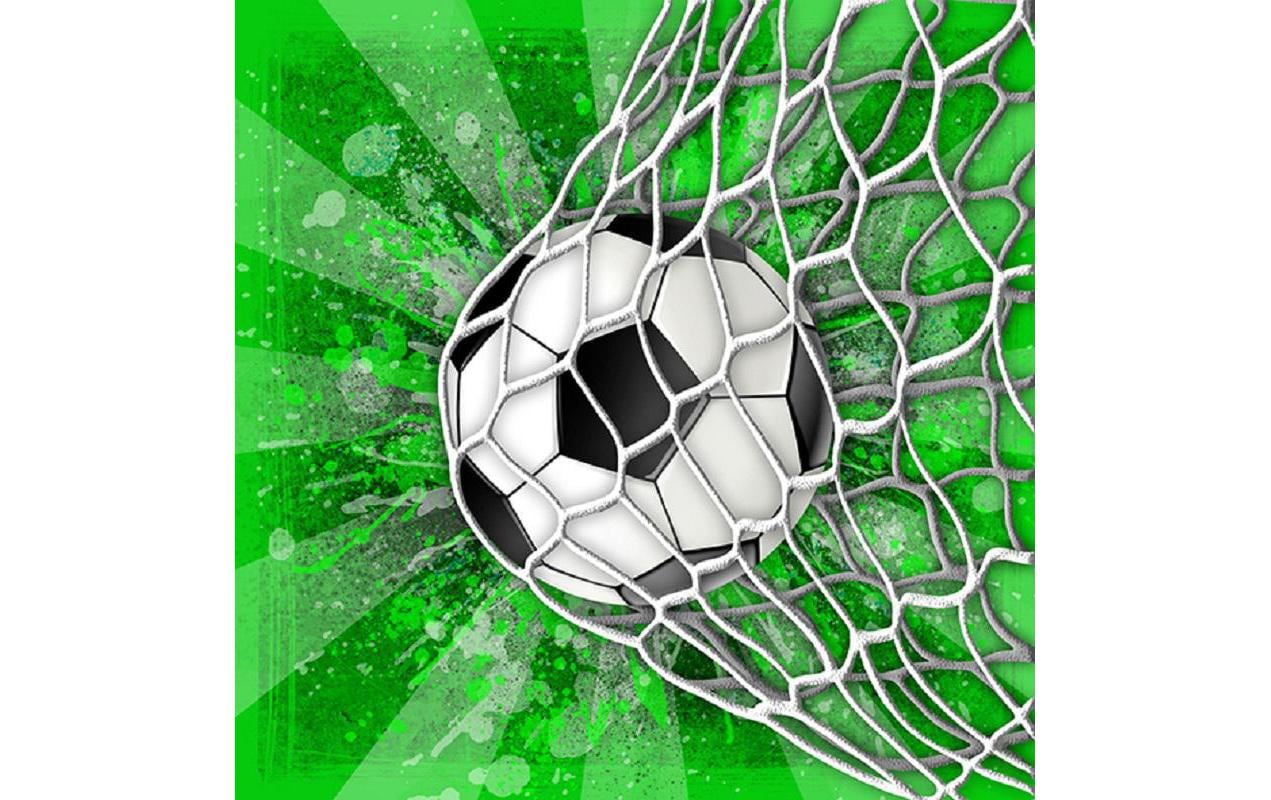 Braun + Company Papierservietten Volltrefffer 33 cm x 33 cm, 20 Stück