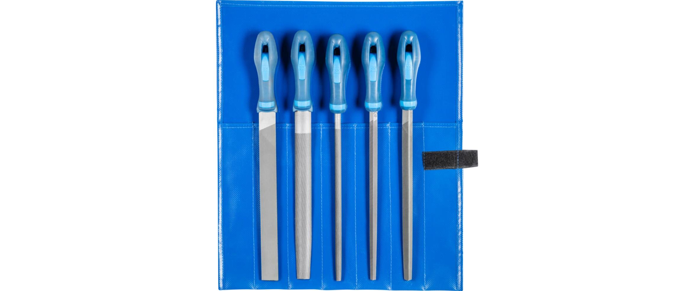 Pferd Werkstattfeilen-Set WR 5-tlg. 250 mm Hieb 3 Pferd Werkstattfeilen-Set WR 5-tlg. 250 mm Hieb 3