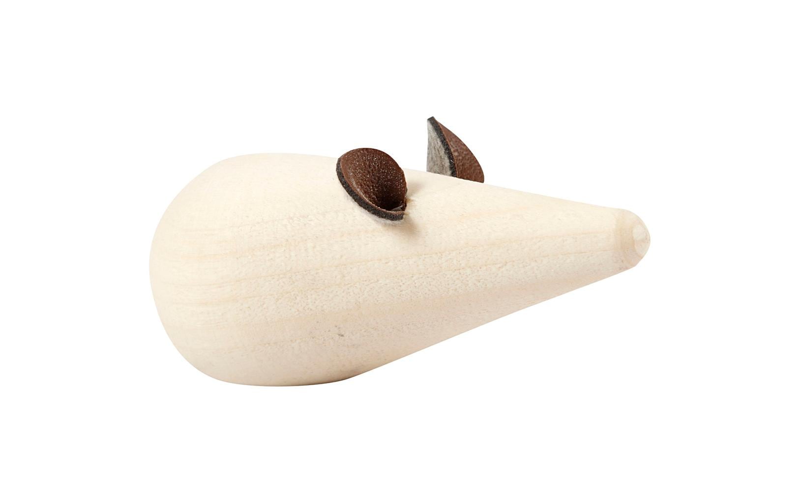 Creativ Company Mini-Figur Maus 6.5 x 3.5 cm, 2 Stück