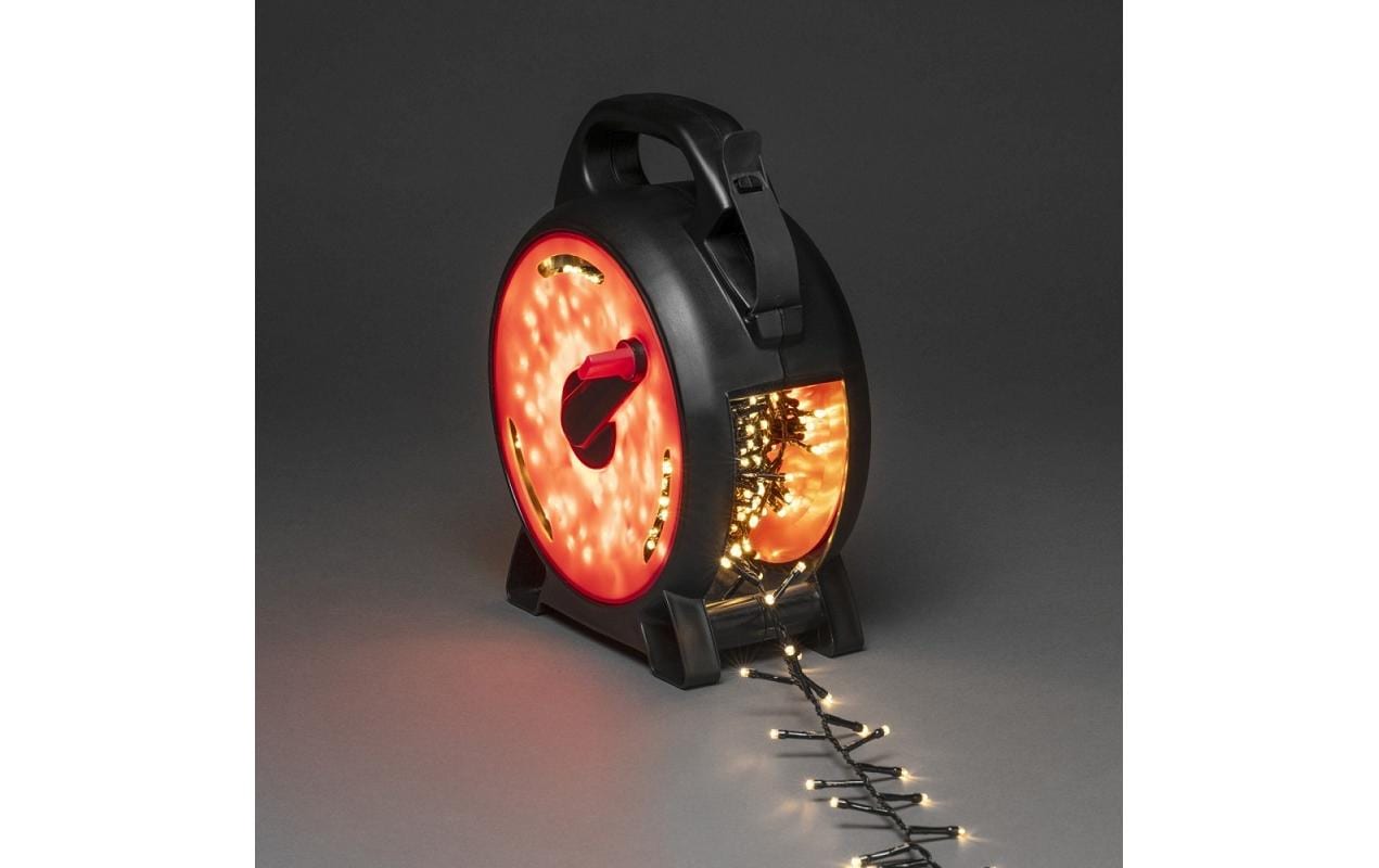 Konstsmide LED-Lichterkette Compactligths mit Kabelaufroller 800 Lampen