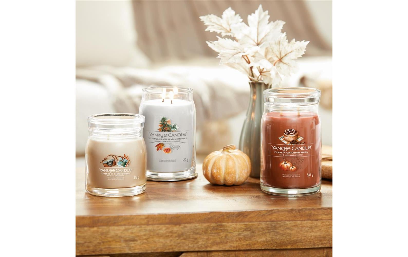 Yankee Candle Signature Duftkerze Pumpkin Cinnamon Swirl Signature Filled Votive
