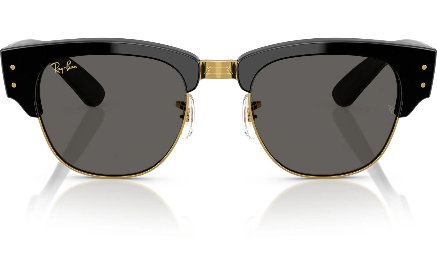 Ray-Ban Sonnenbrille Mega Clubmaster Schwarz/Gold