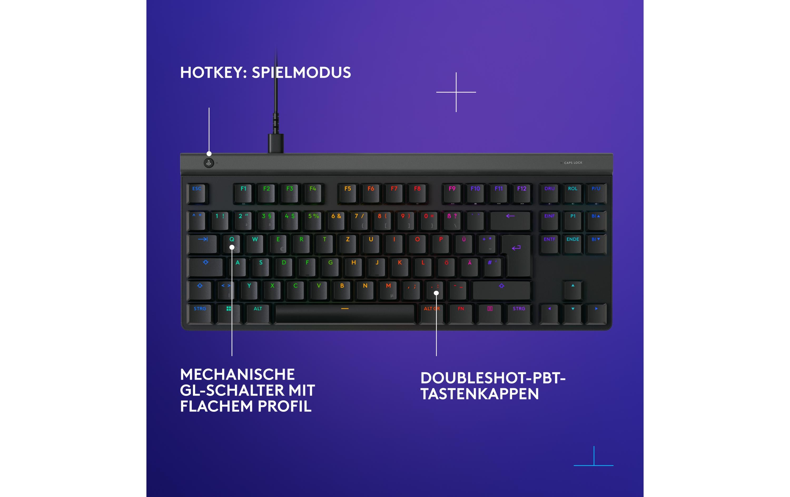 Logitech Gaming-Tastatur G515 TKL
