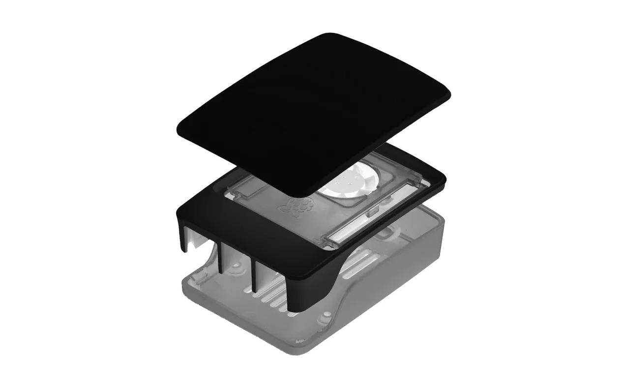 Raspberry Pi Gehäuse SC1160 mit Lüfter Schwarz, Raspberry Pi 5 Raspberry Pi Gehäuse SC1160 mit Lüfter Schwarz, Raspberry Pi 5