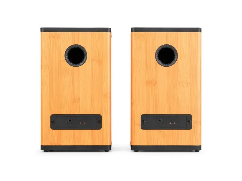 Audizio Regallautsprecher BS20-BM 50W, BT, Akku, bamboo Bambus Audizio Regallautsprecher BS20-BM 50W, BT, Akku, bamboo Bambus