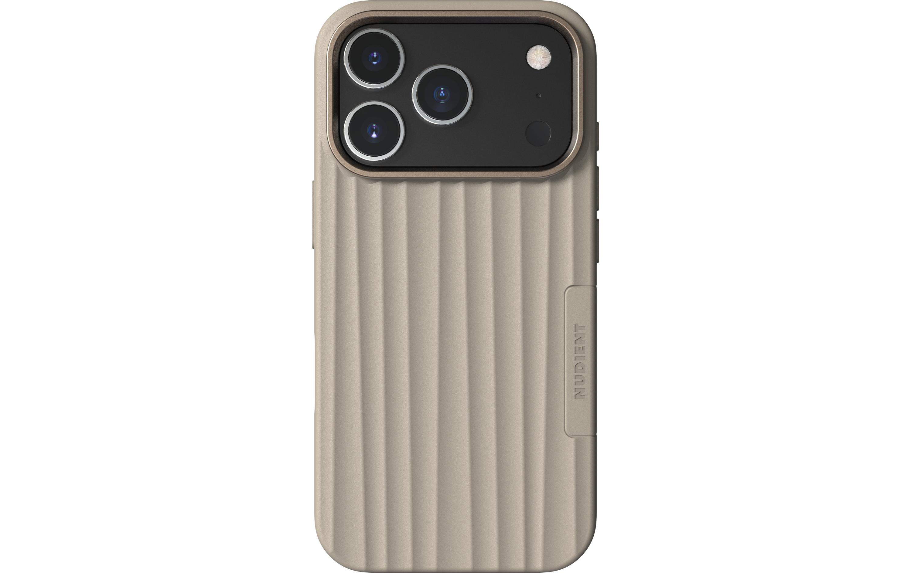 Nudient Back Cover Bold MagSafe iPhone 17 Pro Linen Beige