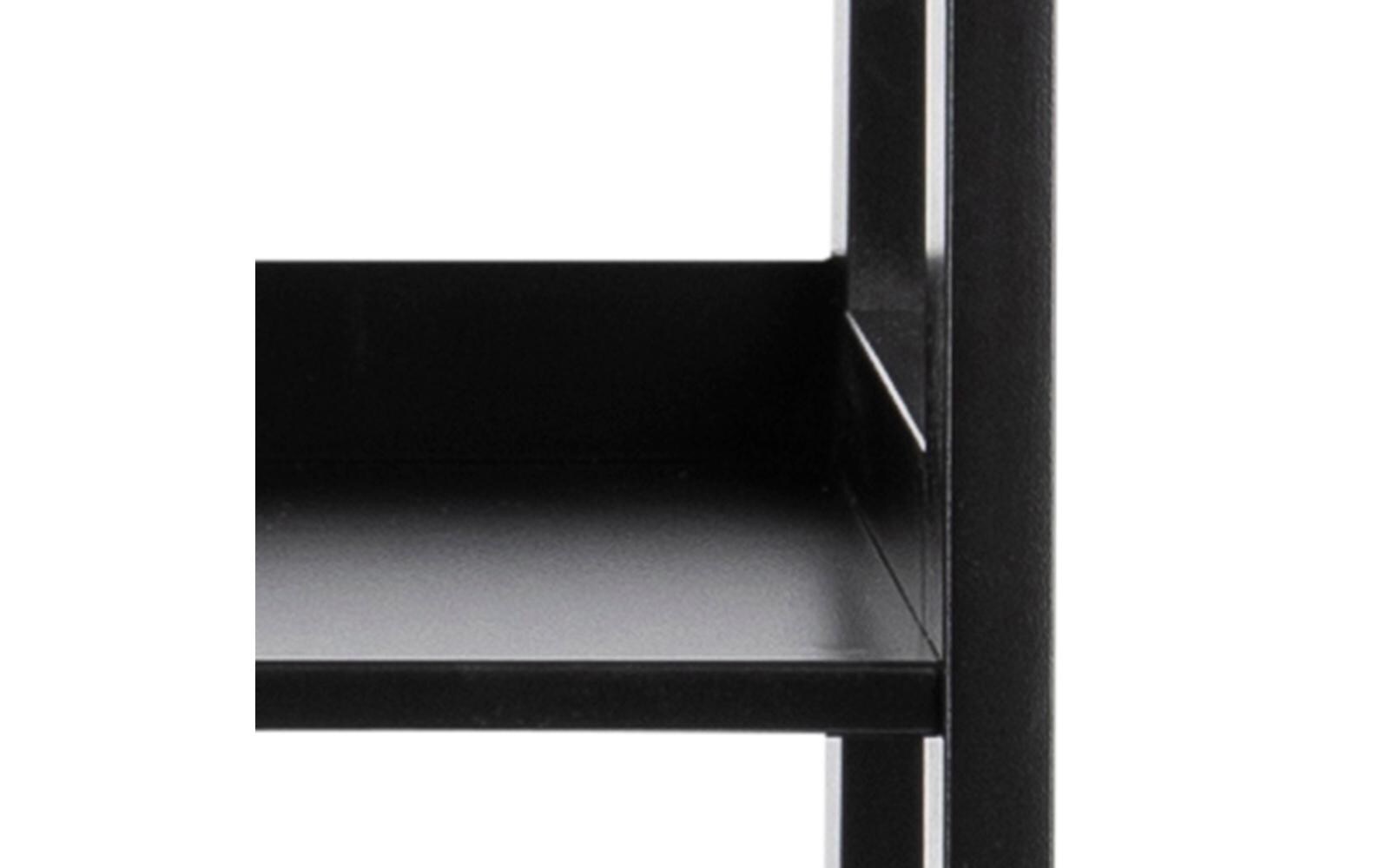 AC Design Regal Wally 63 x 40 x 130 cm, Schwarz