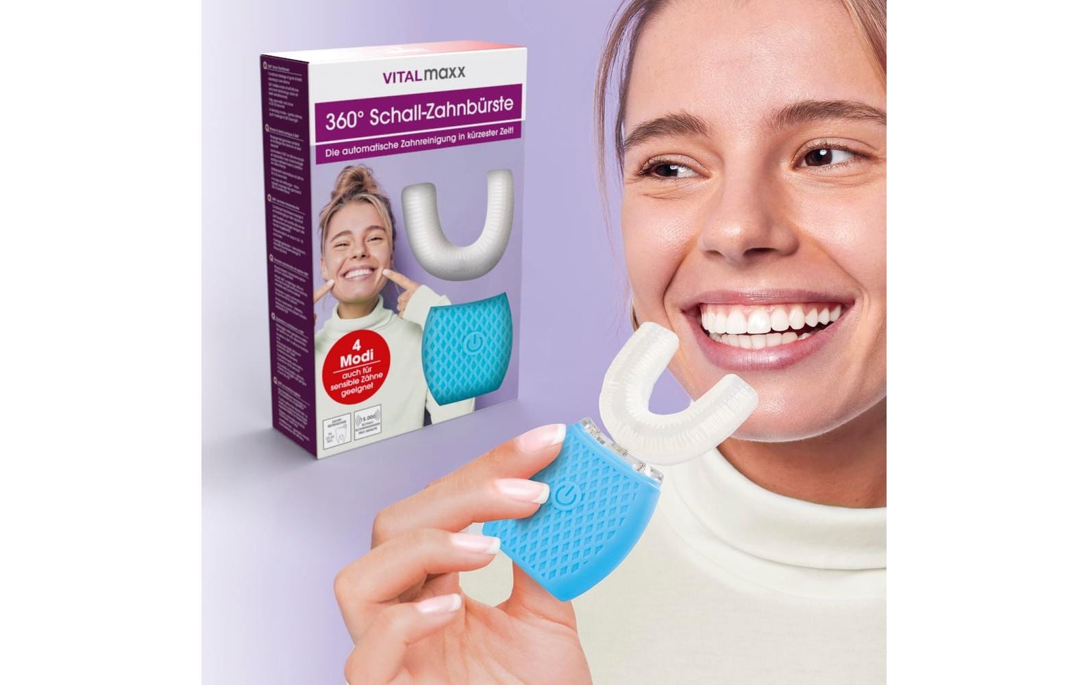 VITALmaxx 360° automatisch 2.0 3.7 V weiss/türkis
