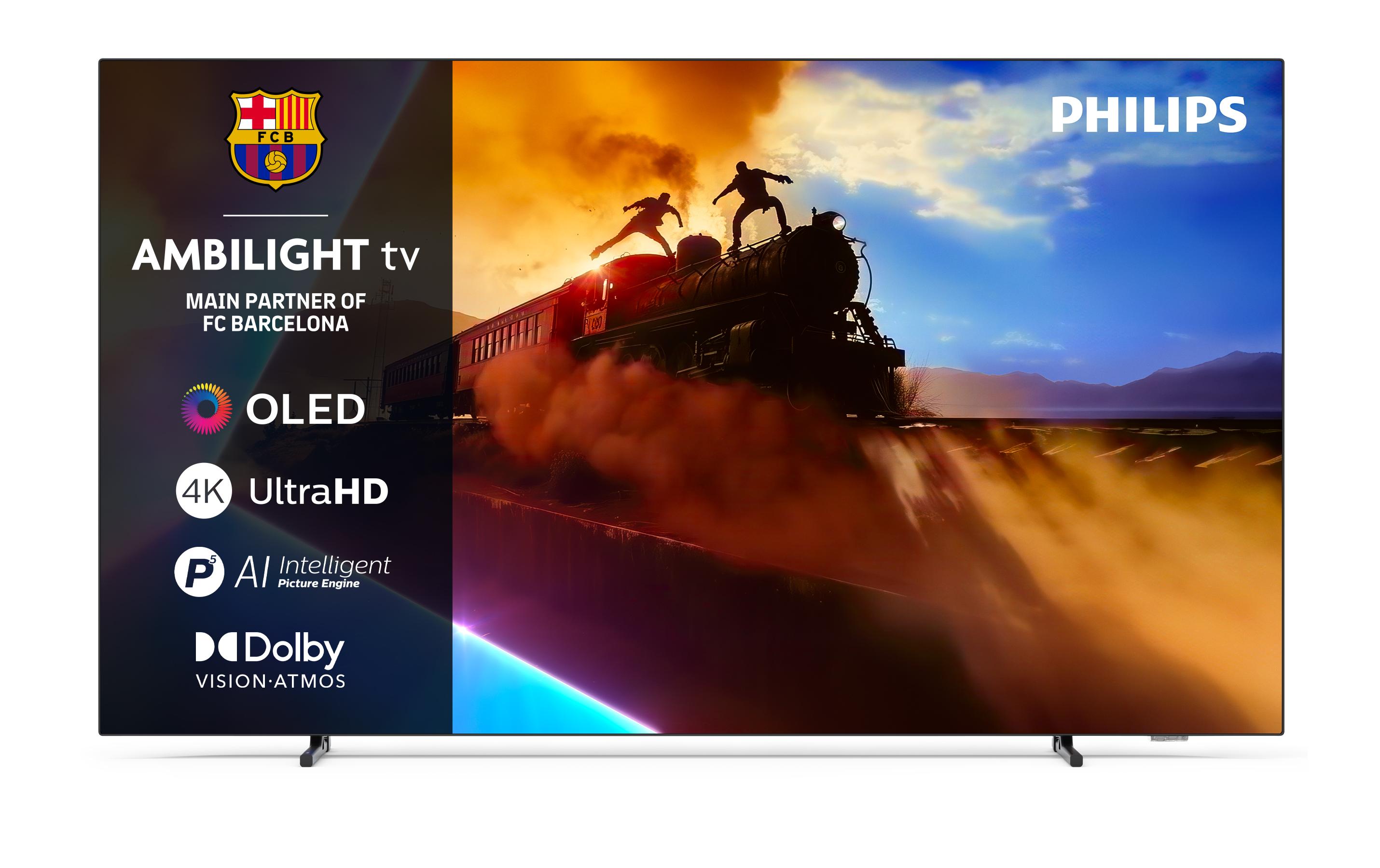 Philips TV 55OLED760/12 55 4K OLED Ambilight TV, 2025
