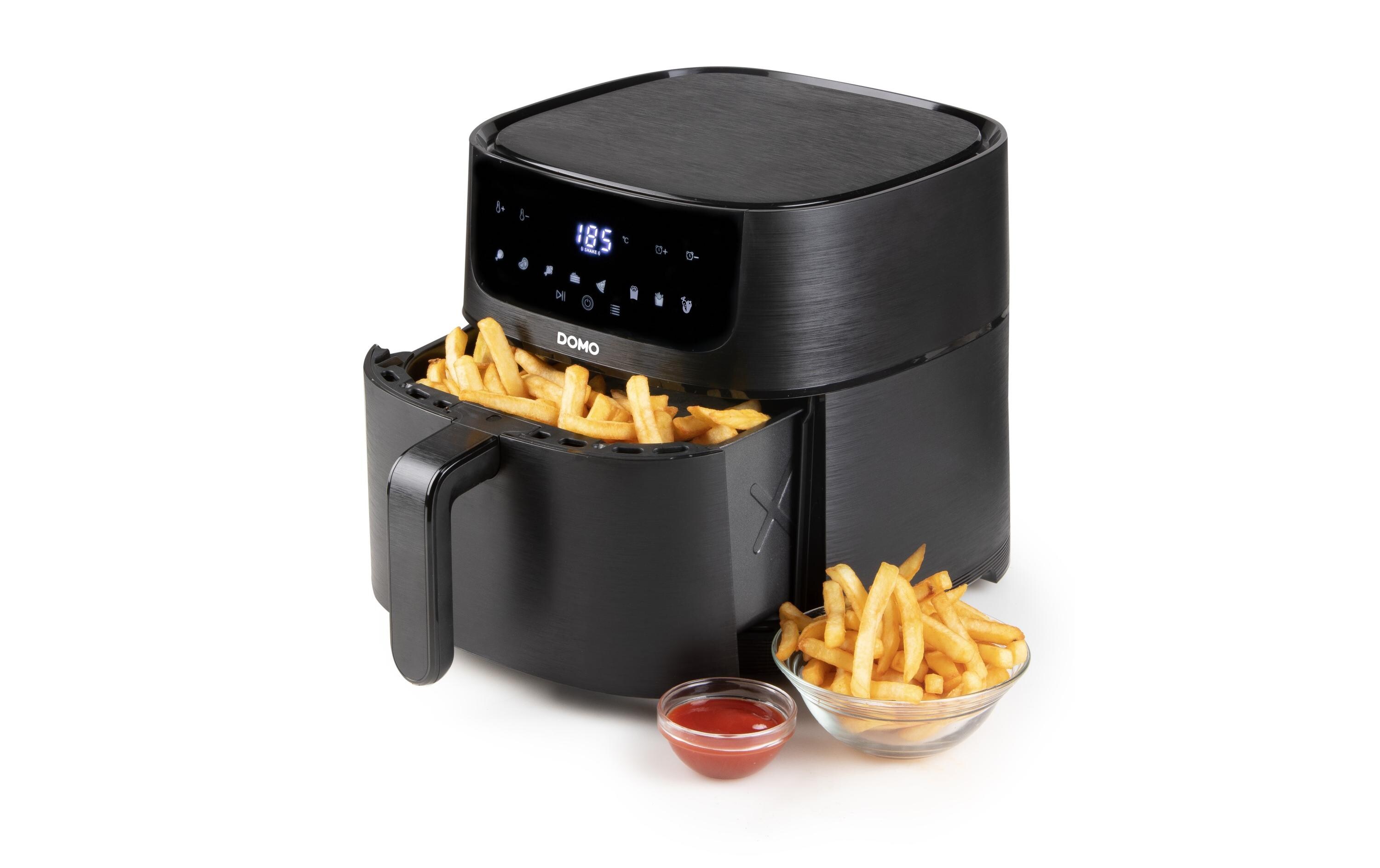 Domo Heissluft-Fritteuse DO539FR 1.5 kg, Schwarz