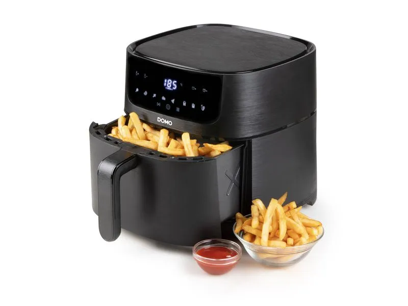 Domo Heissluft-Fritteuse DO539FR 1.5 kg, Schwarz Domo Heissluft-Fritteuse DO539FR 1.5 kg, Schwarz