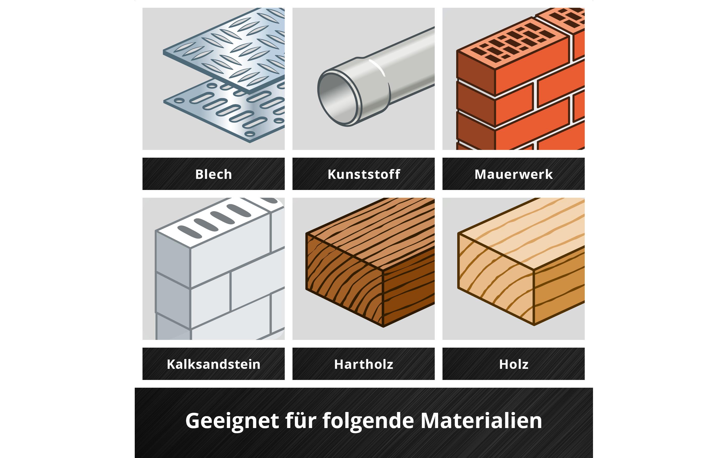 Einhell Bit-Set M-CASE Kassette Mix 39tlg LS