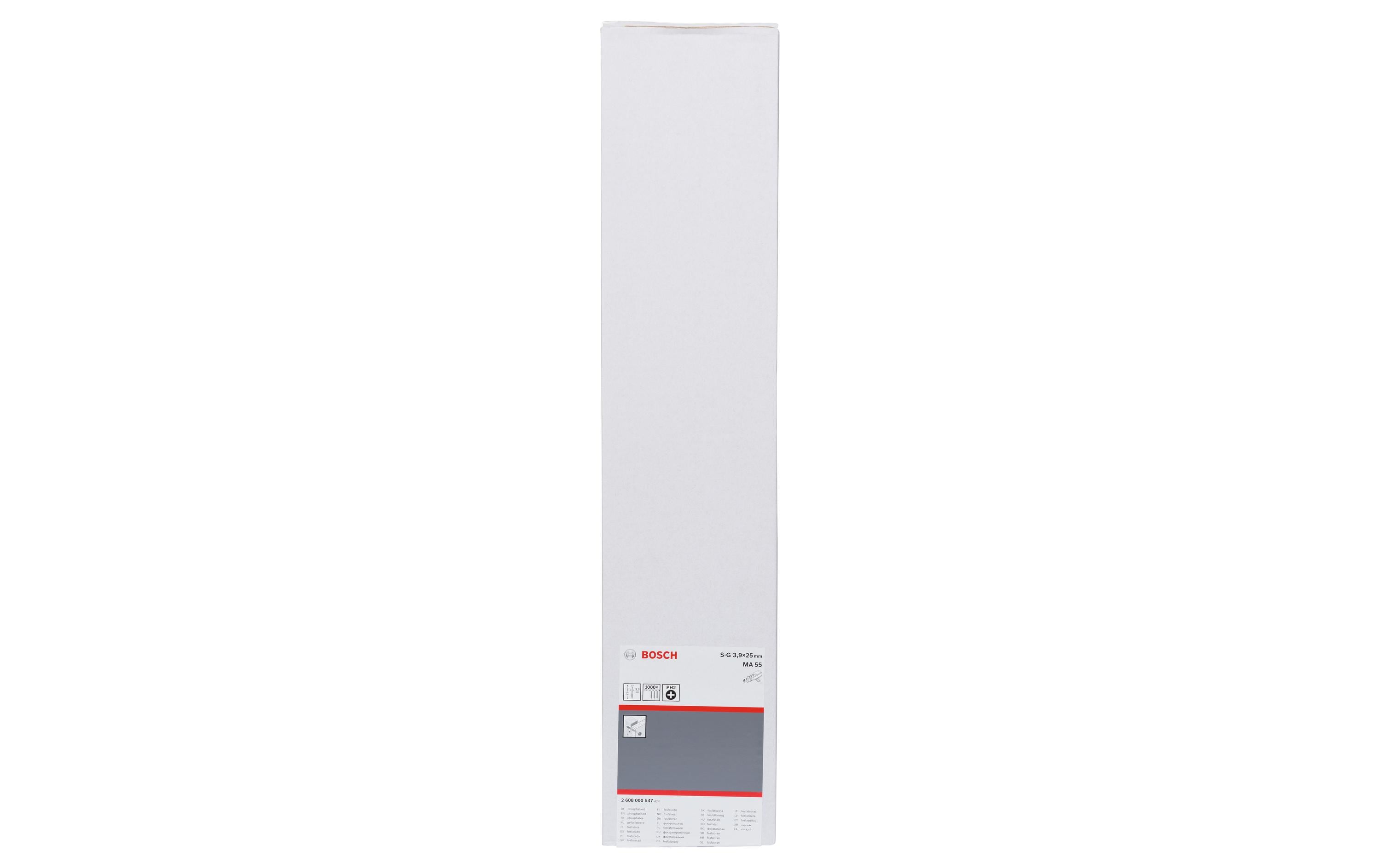 Bosch Professional Schnellbauschraube Grobgewinde 3.9 x 25, 1000 Stück Bosch Professional Schnellbauschraube Grobgewinde 3.9 x 25, 1000 Stück