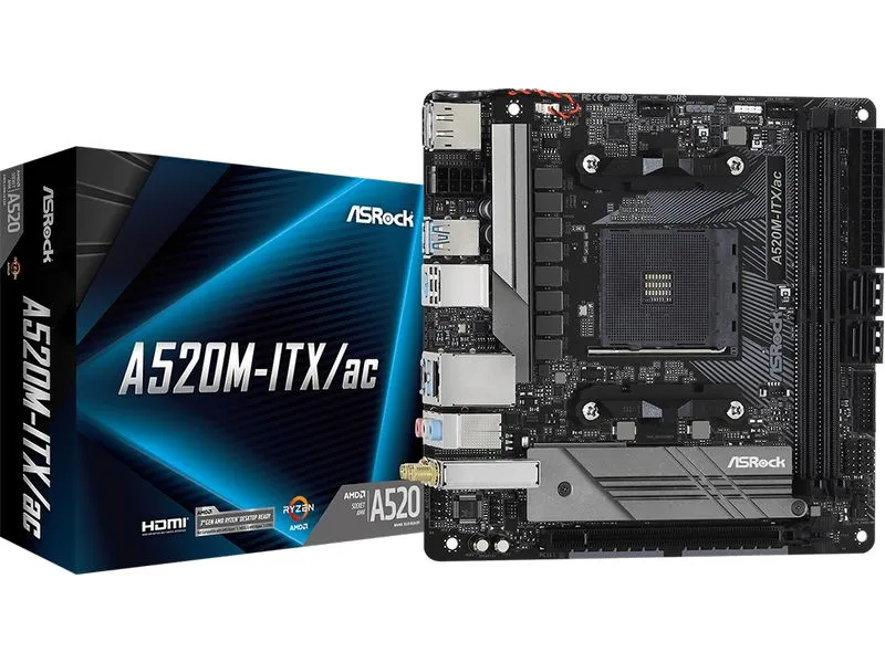 ASRock A520M-ITX/ac ASRock A520M-ITX/ac