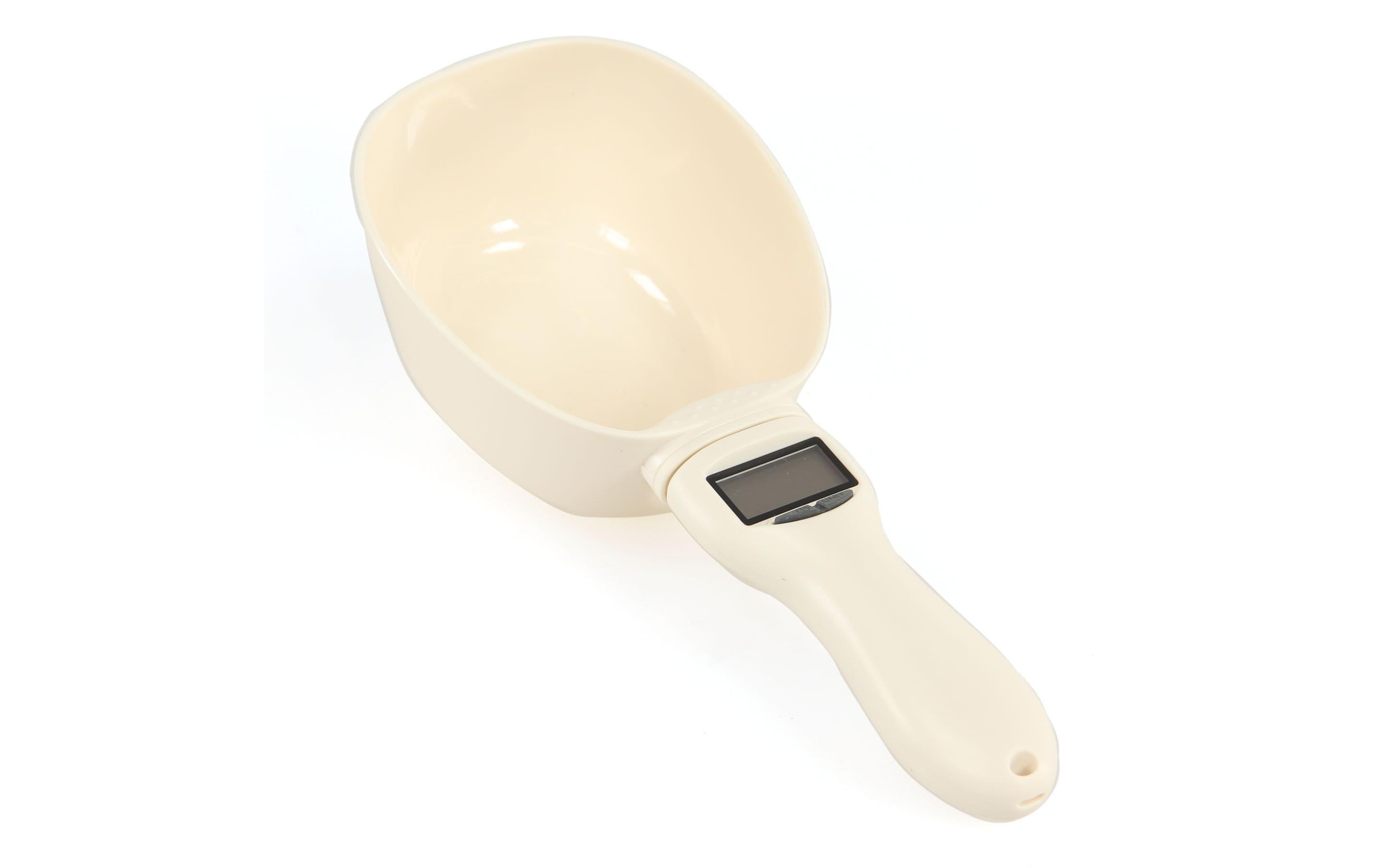 SwissPet Futterschaufel mit Waage, 23 cm, Beige SwissPet Futterschaufel mit Waage, 23 cm, Beige