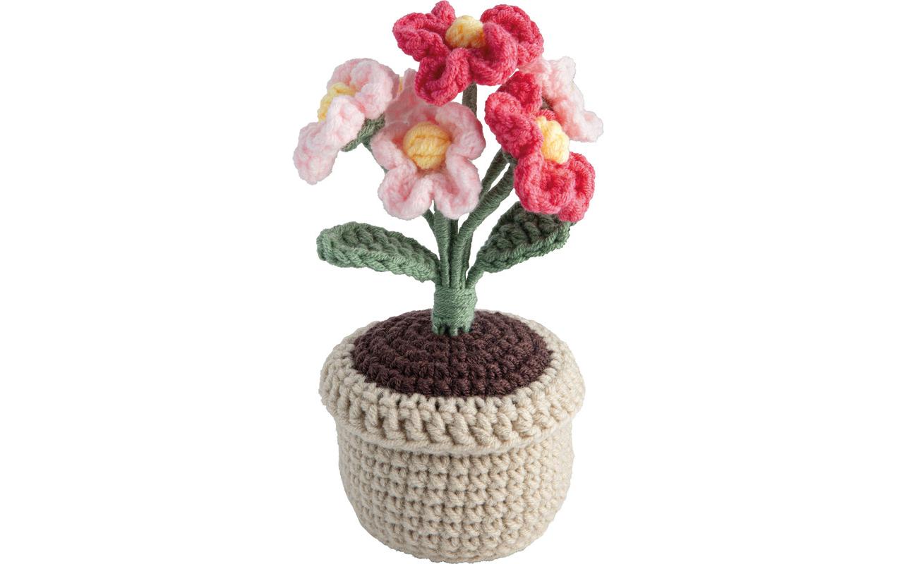 Basteln Häkelset Blume Mehrfarbig