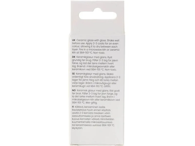 Creativ Company Versiegelung 984 - 1101 °C, 60 ml, Grau Creativ Company Versiegelung 984 - 1101 °C, 60 ml, Grau