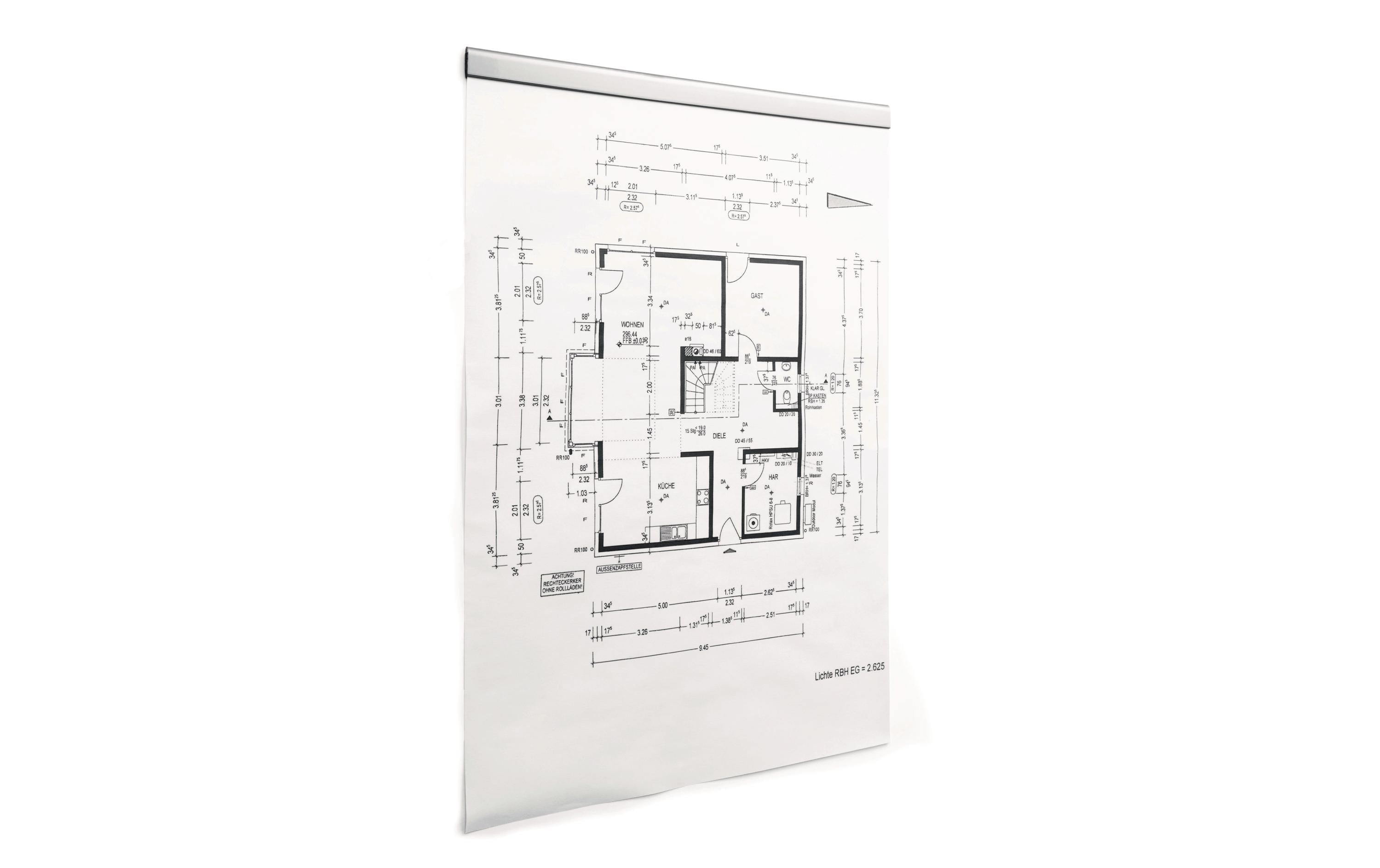 DURABLE Papierklemme Durafix Rail 297 mm Silber