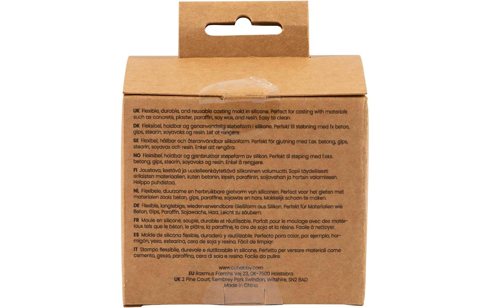 Creativ Company Giessform Silikon Quadrat mit Seifenblasen