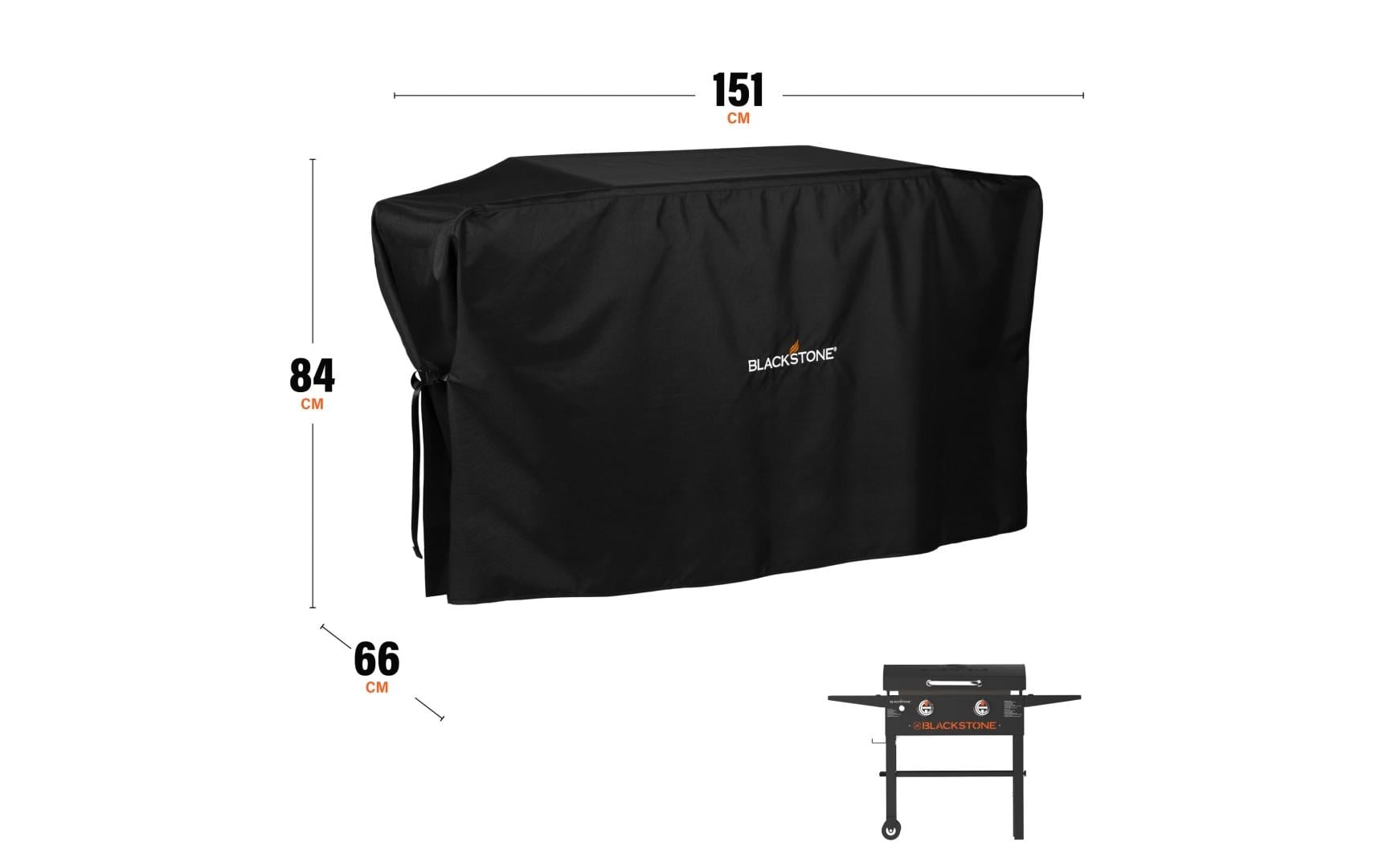 Blackstone Abdeckhaube für die 28-Zoll-Grillplatte Schwarz