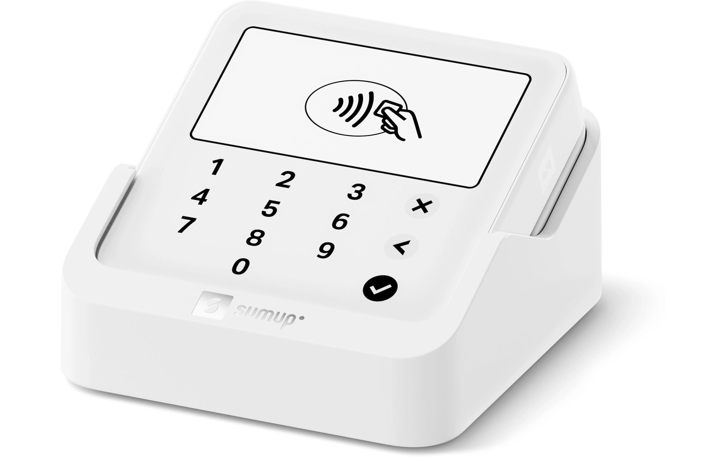 SumUp Chipkartenleser SoloLite+ Ladestation Weiss
