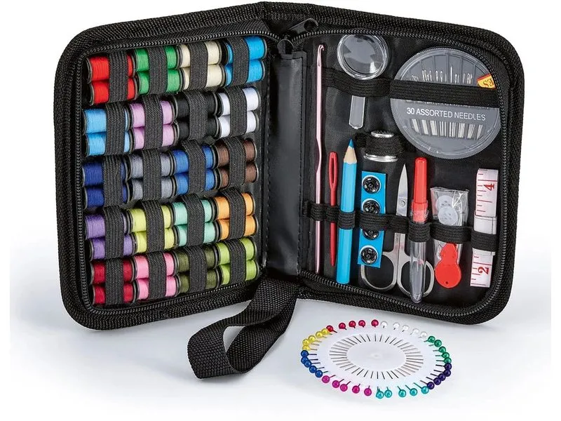 EASYmaxx EASYmaxx Näh-Set schwarz 129-tlg. mit Etui Mehrfarbig EASYmaxx EASYmaxx Näh-Set schwarz 129-tlg. mit Etui Mehrfarbig