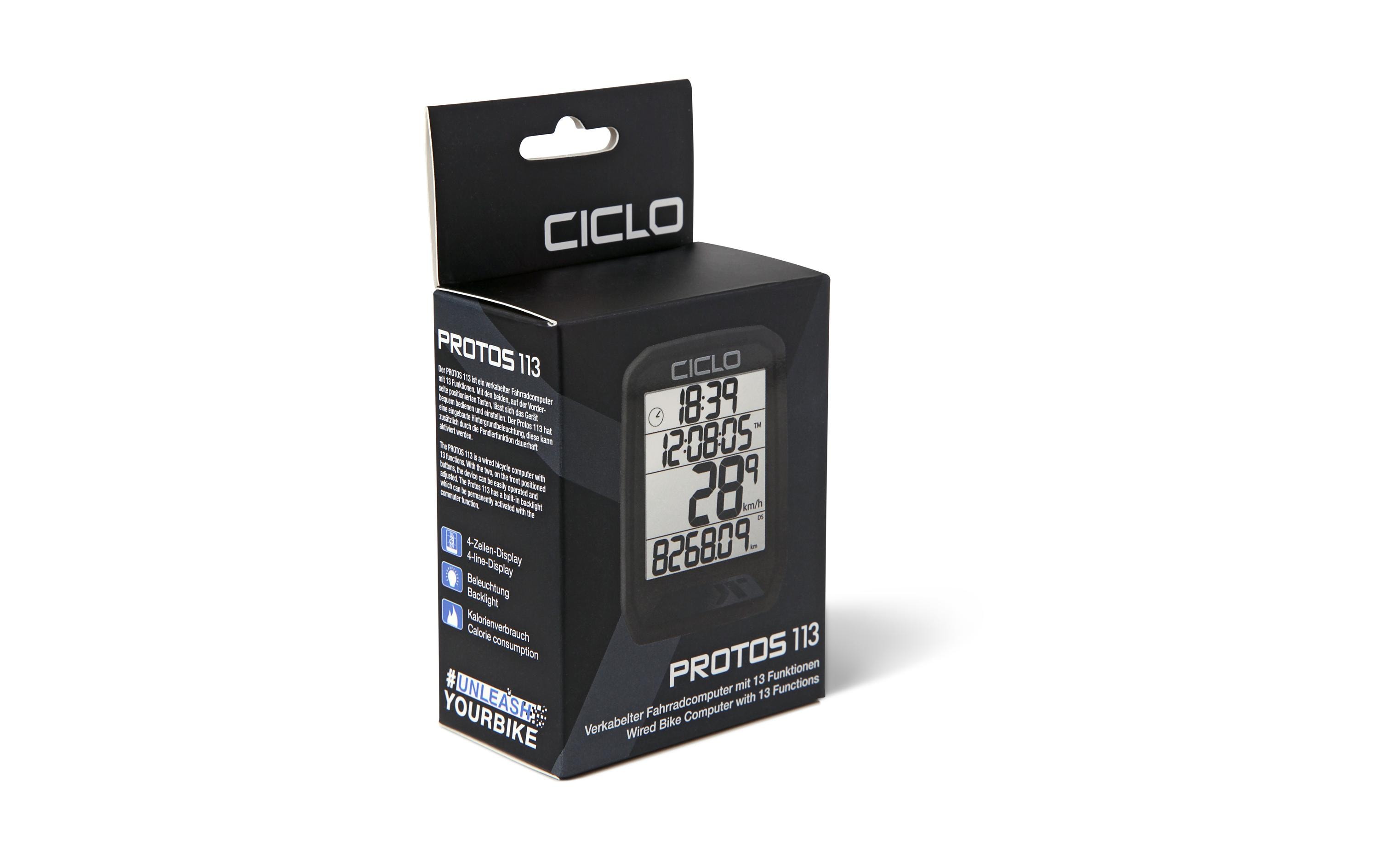 Ciclosport Velo-Tacho Protos 213 Schwarz