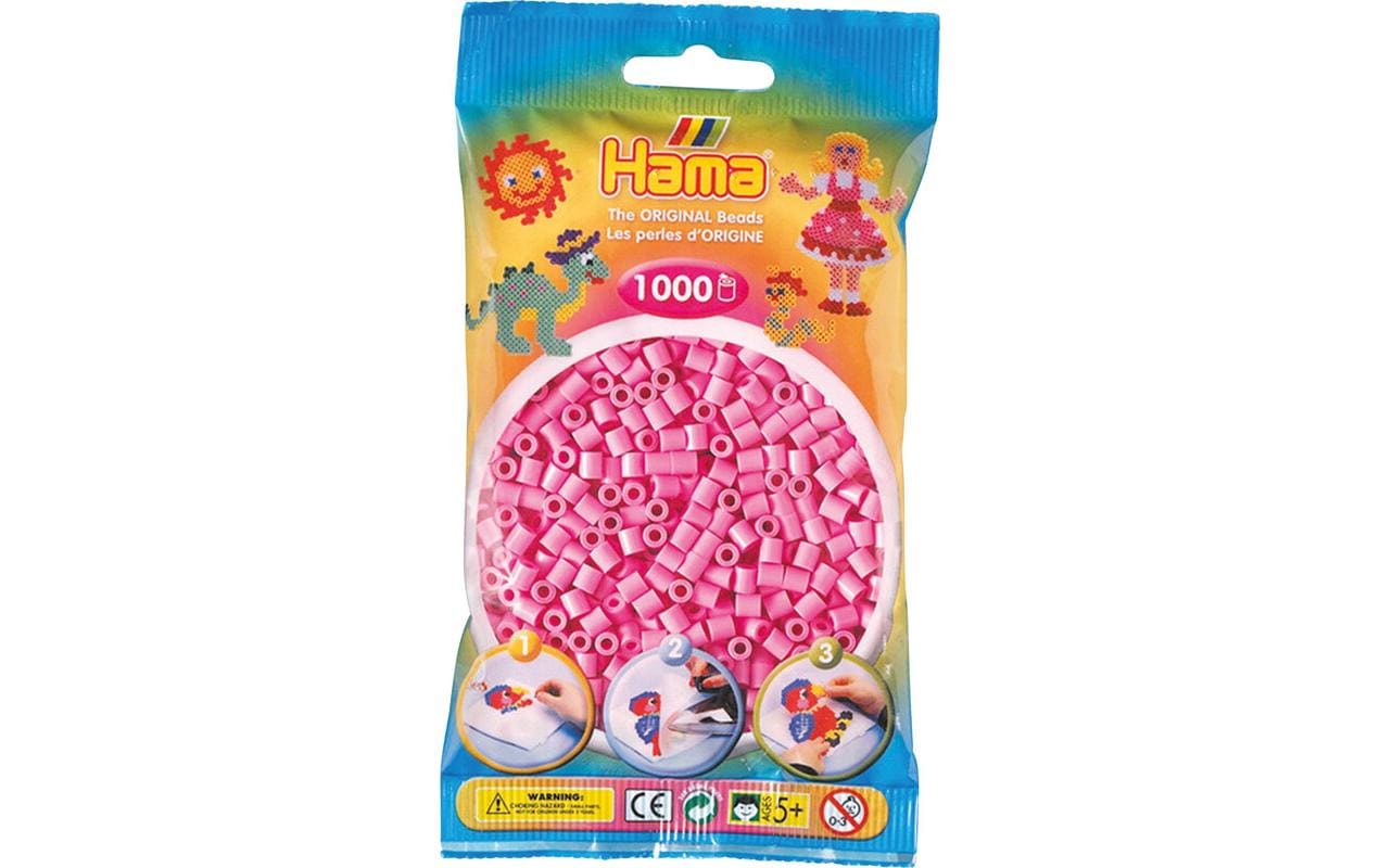 Hama Bügelperlen 1000 Stk. pastell Pink