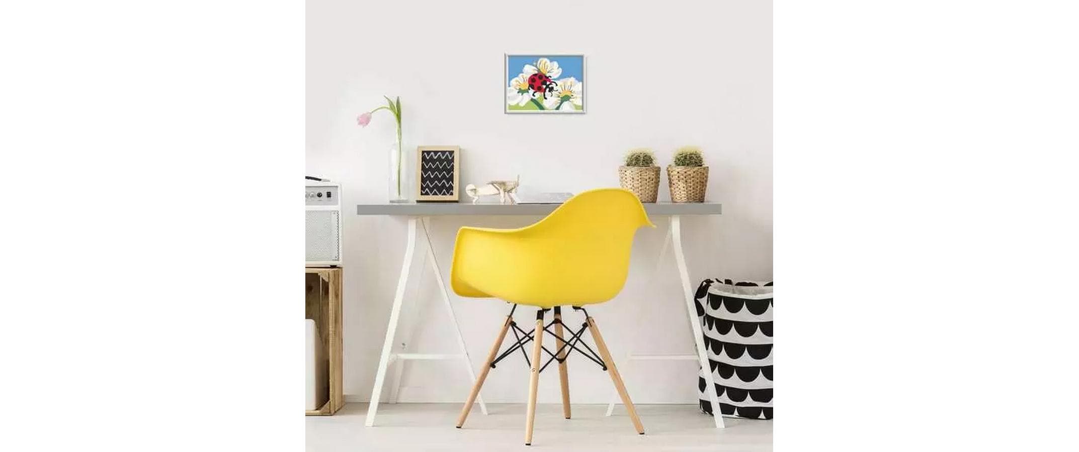 Ravensburger Malen nach Zahlen CreArt Ladybug with flowers