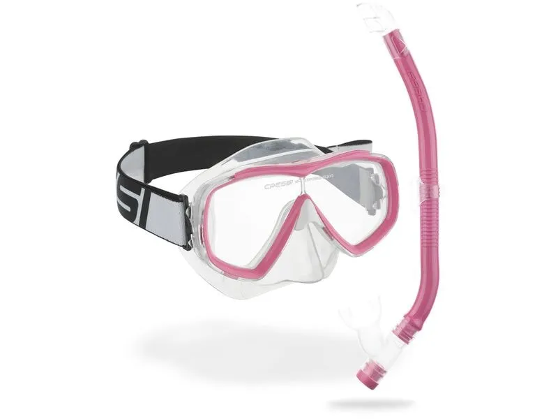 CRESSI Estrella Junior + Top Snorkel Combo Pink CRESSI Estrella Junior + Top Snorkel Combo Pink