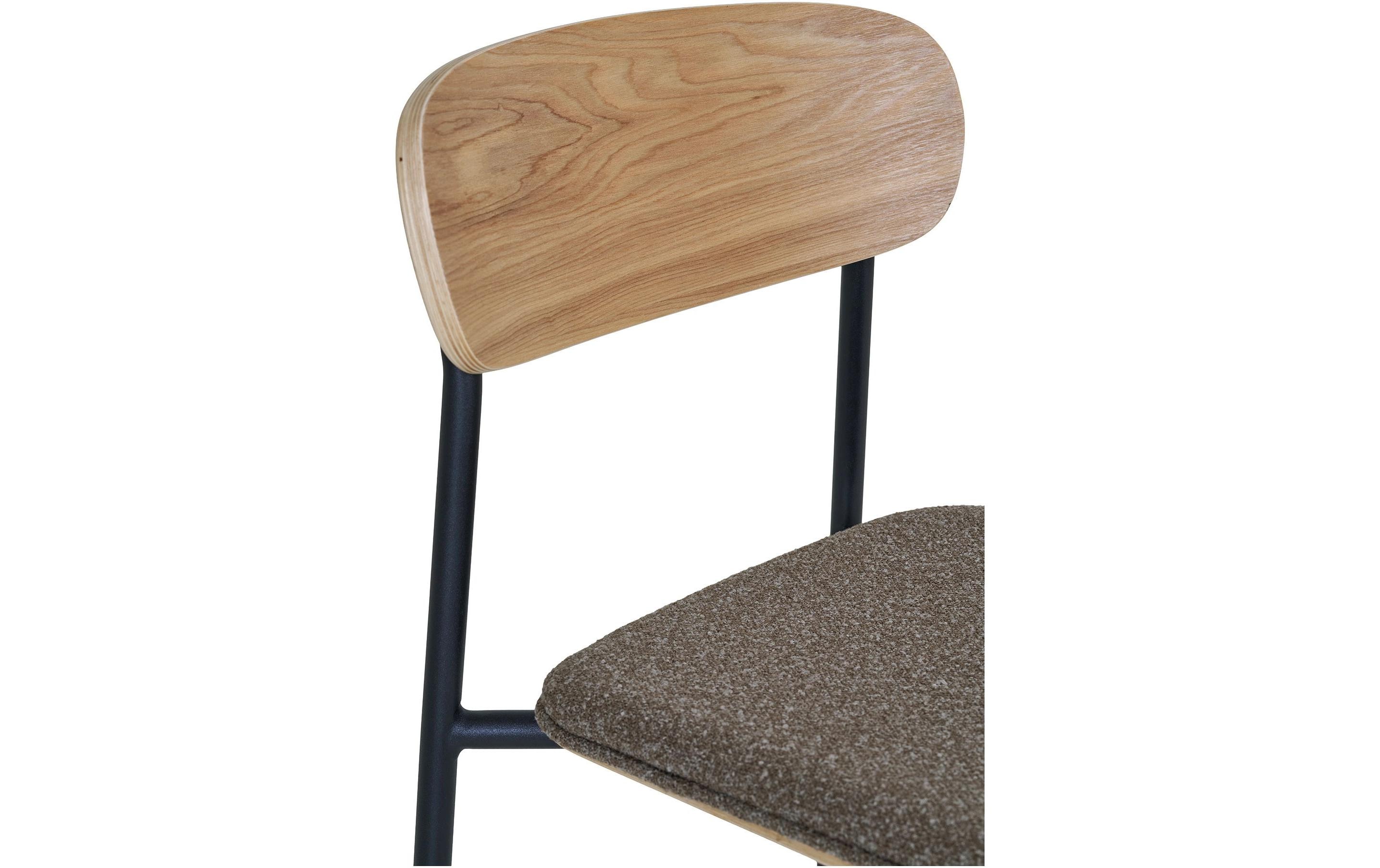 House Nordic Barhocker Estepona 2 Stück, Braun