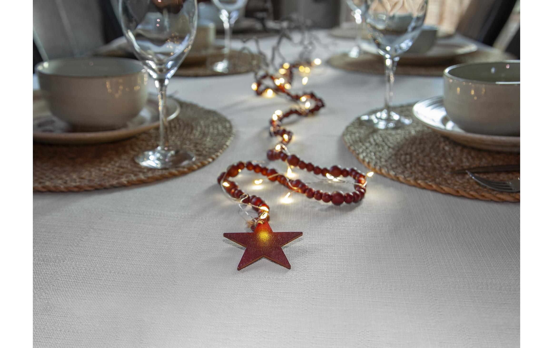 Star Trading Lichterkette Beady Rot