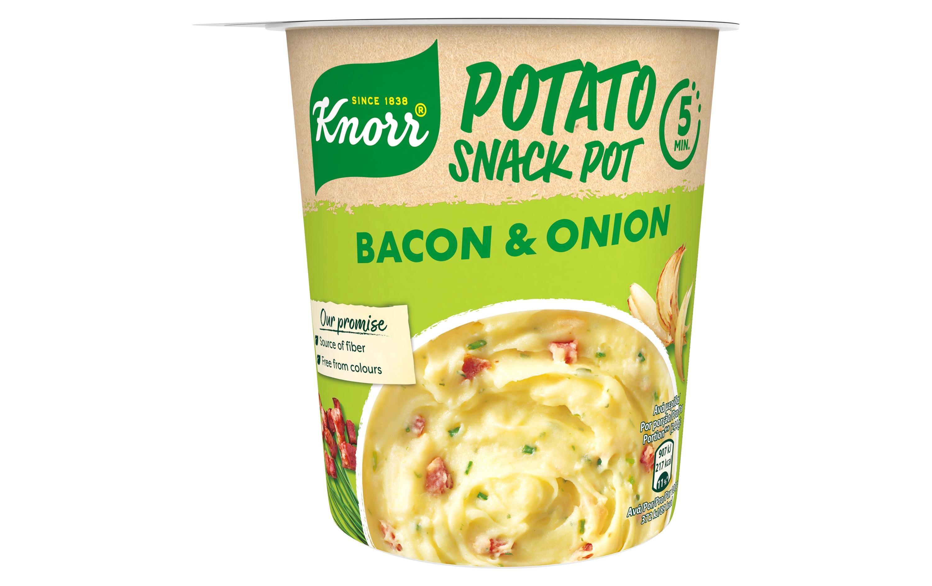 Knorr Fertiggericht Potato Snack Bacon & Onion 1 Portion Knorr Fertiggericht Potato Snack Bacon & Onion 1 Portion