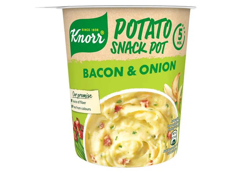 Knorr Fertiggericht Potato Snack Bacon & Onion 1 Portion Knorr Fertiggericht Potato Snack Bacon & Onion 1 Portion