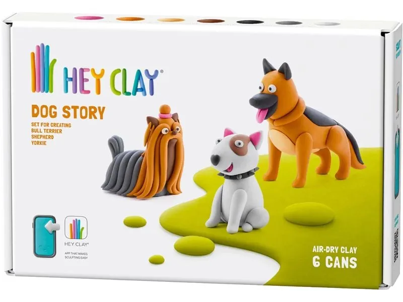 Max Bersinger Knetspielzeug Hey Clay Hunde 6 Dosen Max Bersinger Knetspielzeug Hey Clay Hunde 6 Dosen