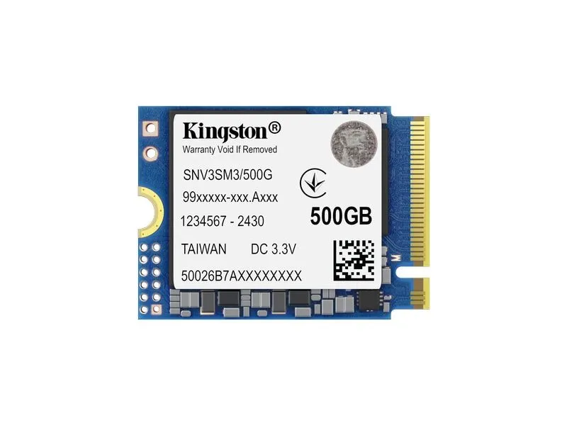 Kingston SSD NV3 500 GB M.2 2230 M.2 NVMe 500 GB Kingston SSD NV3 500 GB M.2 2230 M.2 NVMe 500 GB