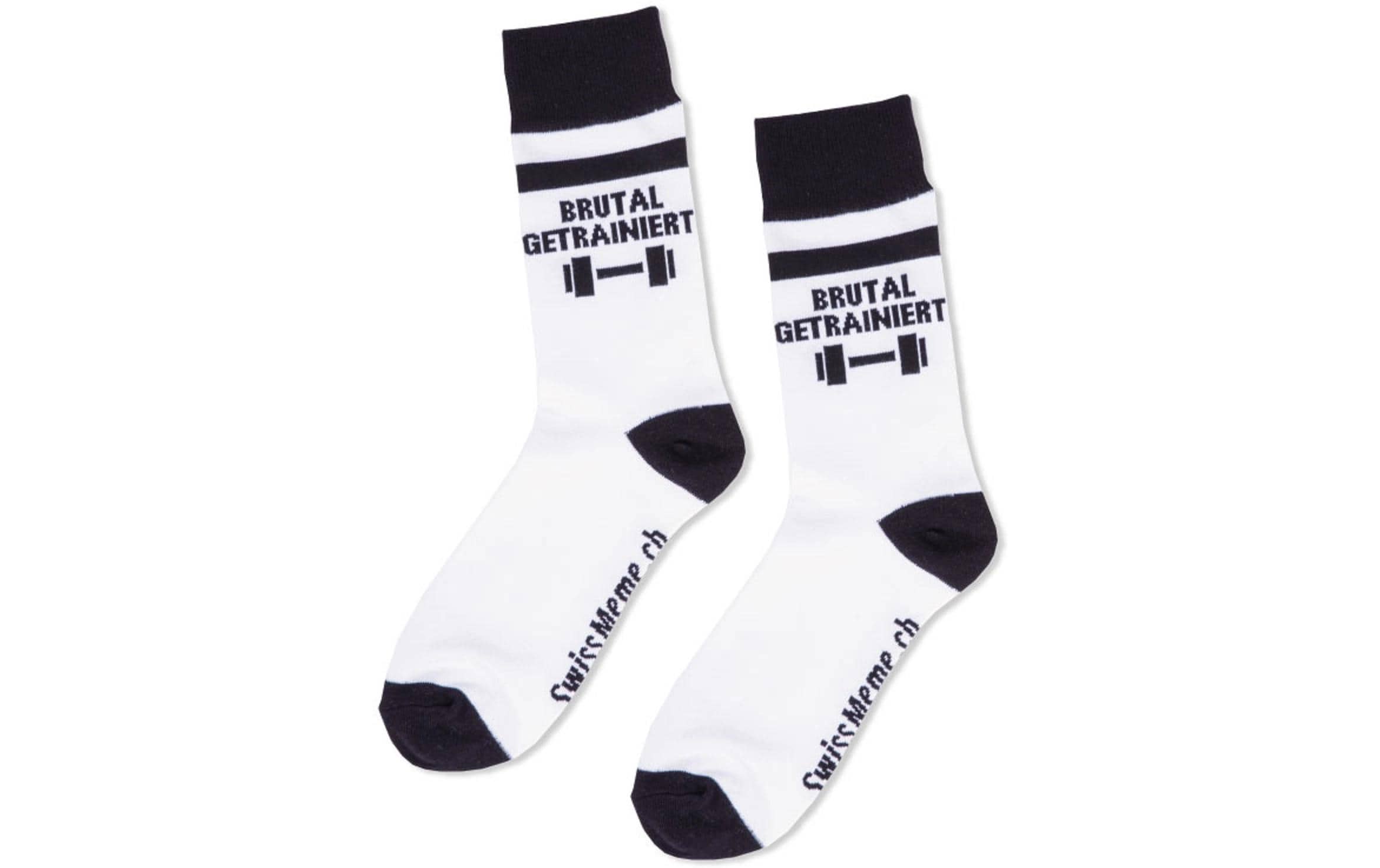 Swissmeme Socken Brutal getrainiert, Grösse 37-42