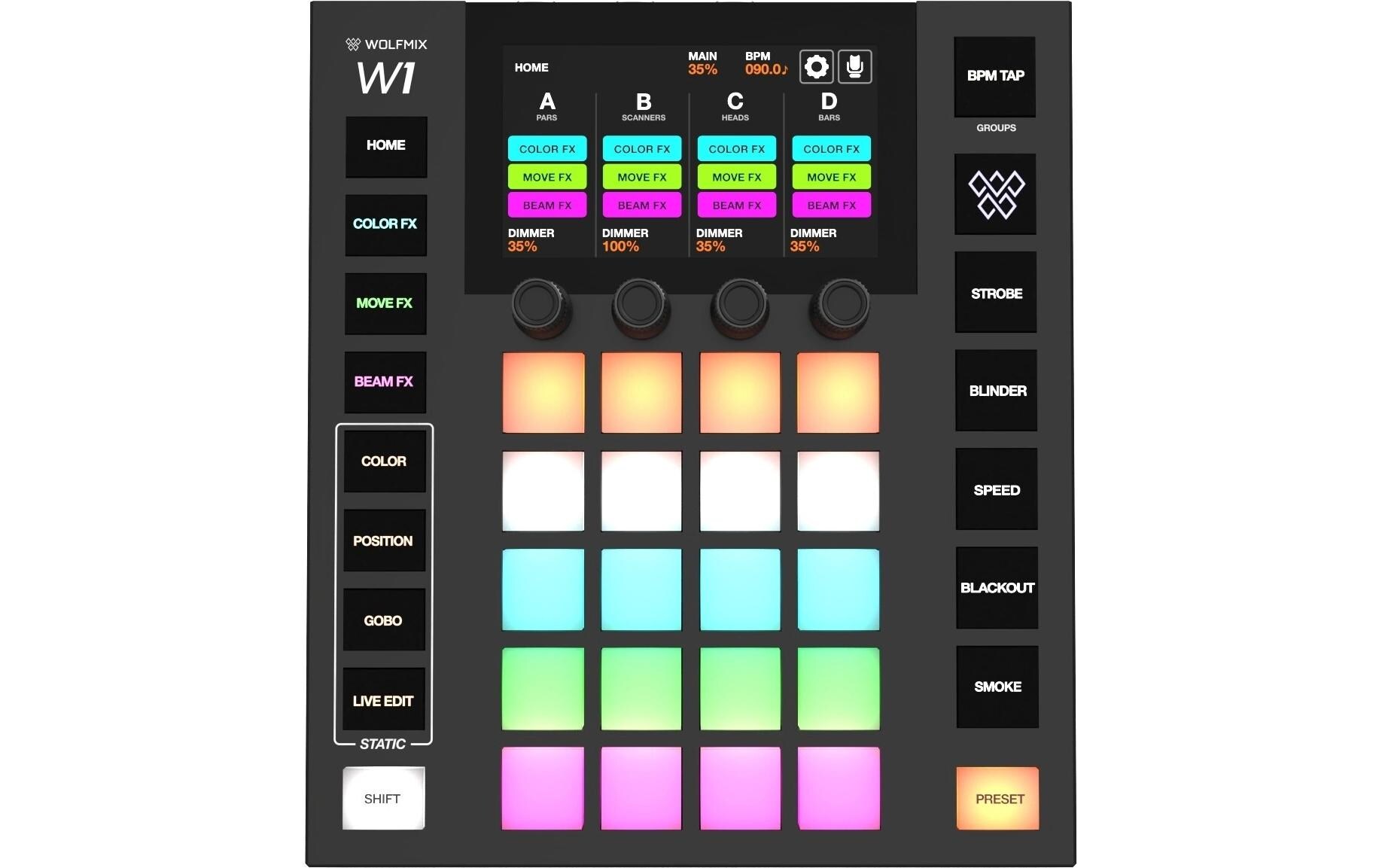 Wolfmix Lichtsteuerung Wolfmix W1 MK2