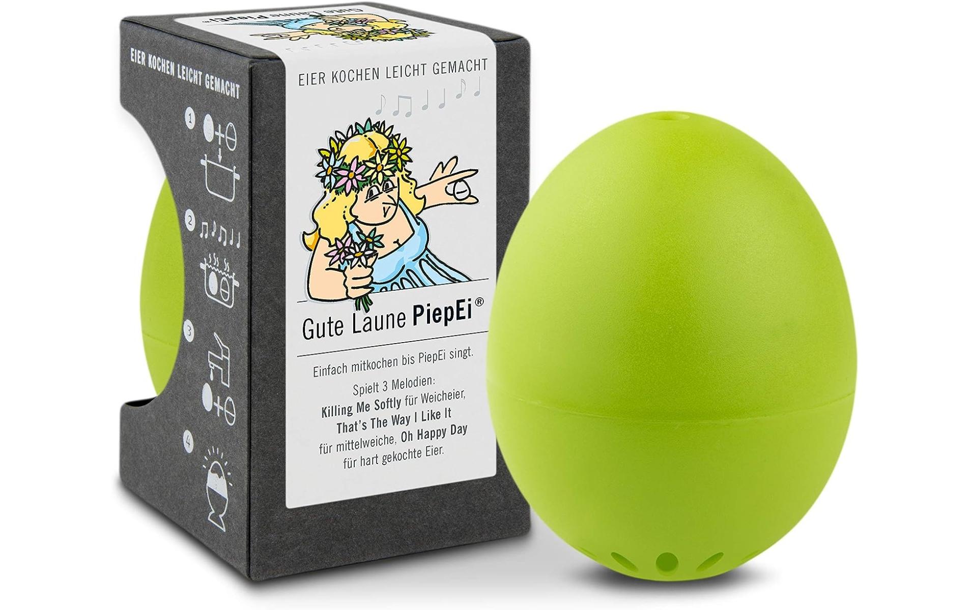 PiepEi Küchentimer Singende Eieruhr Gute Laune, Hellgrün