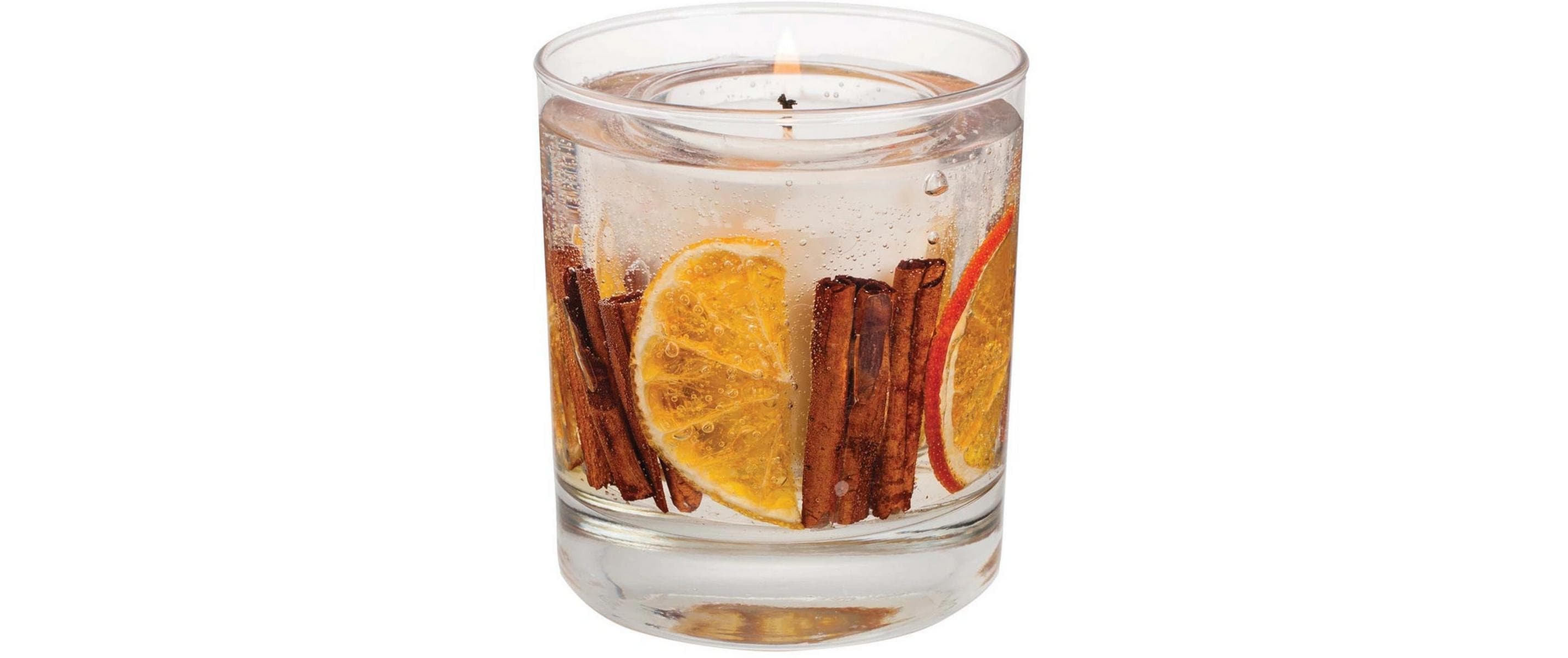 Stoneglow Weihnachtskerze Festive Wishes Transparent