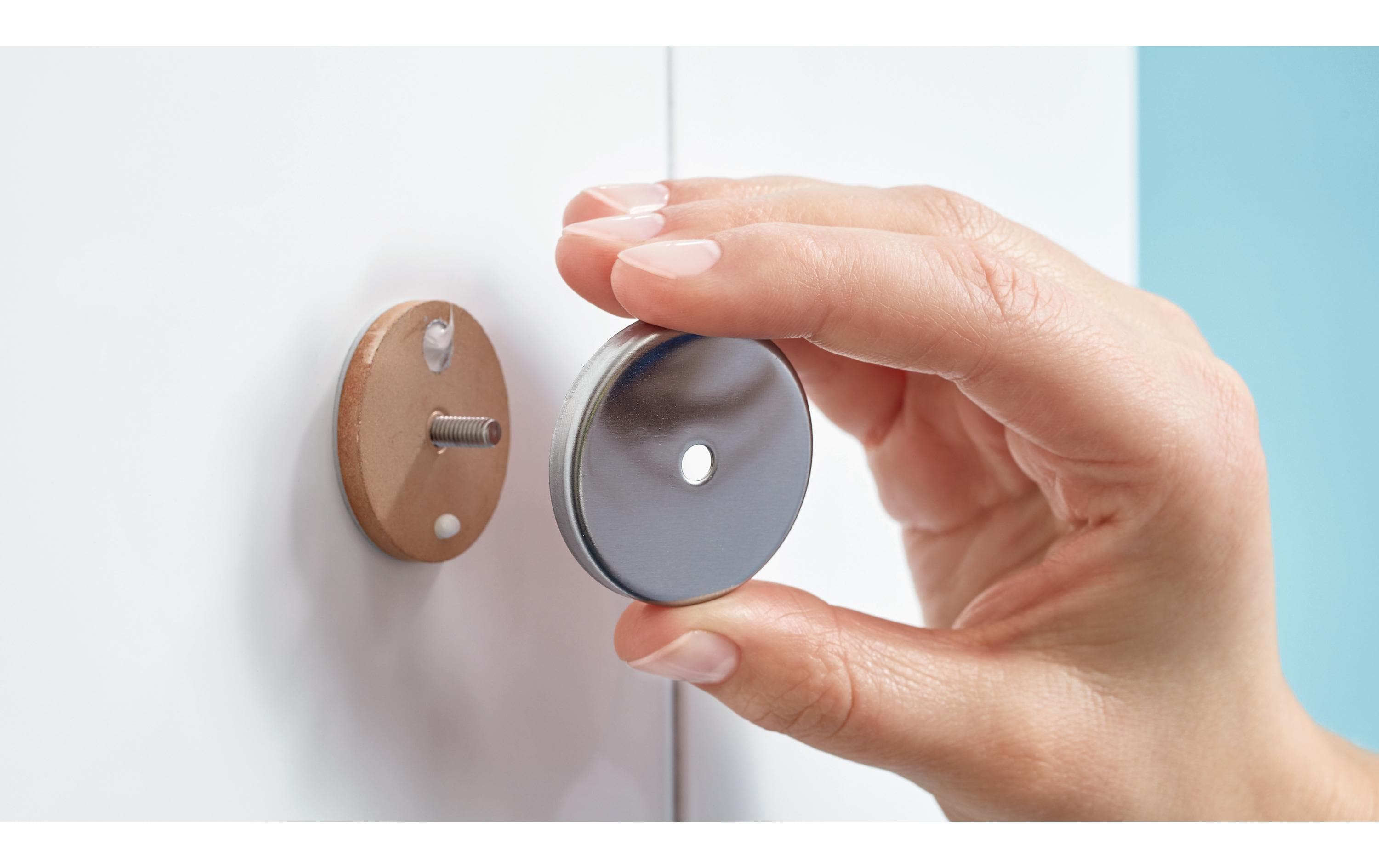 tesa Bad-Utensilienhalter Baath Silber, Edelstahl